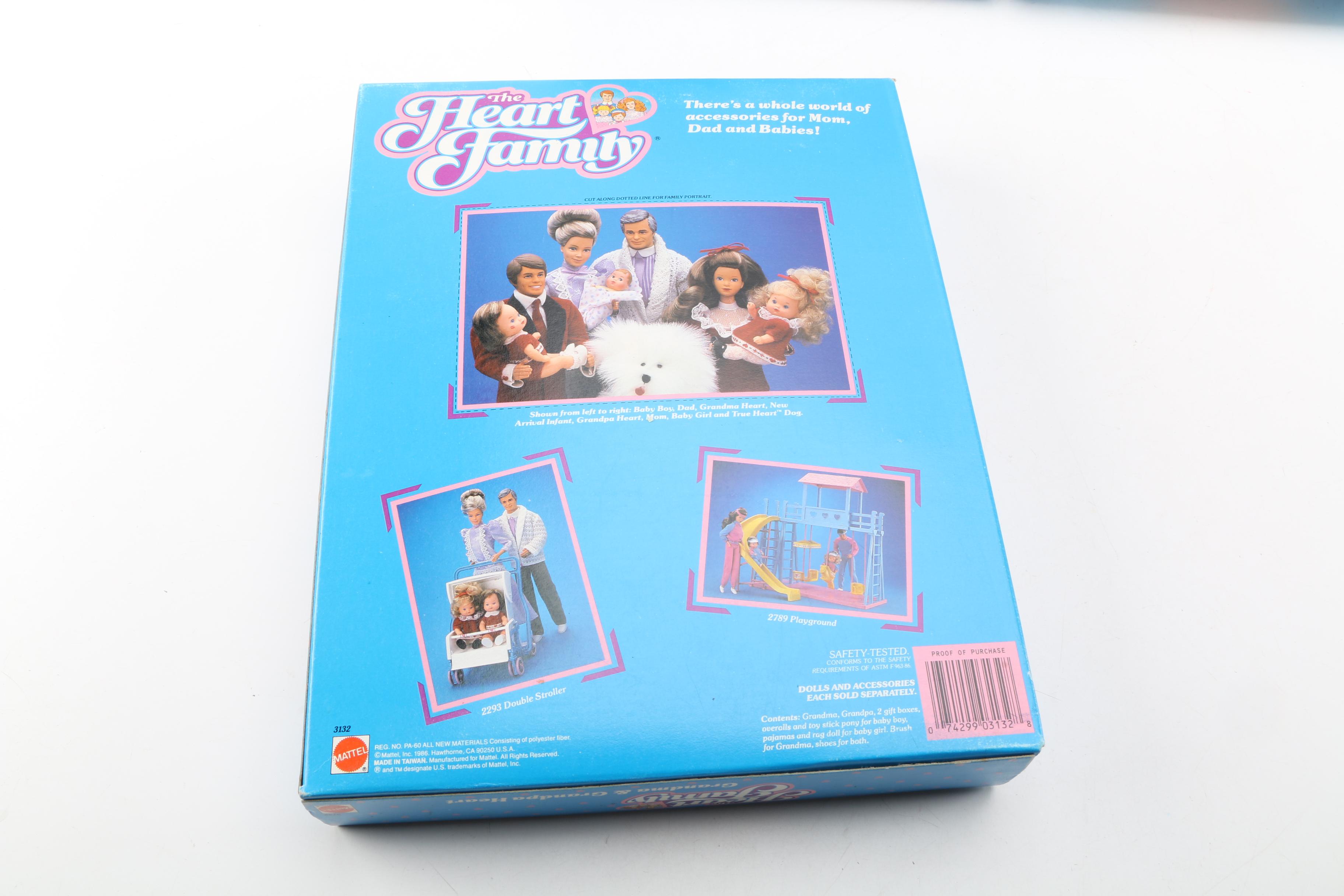 1980s Mattel "The Heart Family" Doll Sets