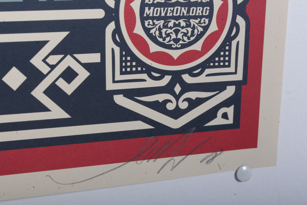 Shepard Fairey Offset Print "Yes We Did!"