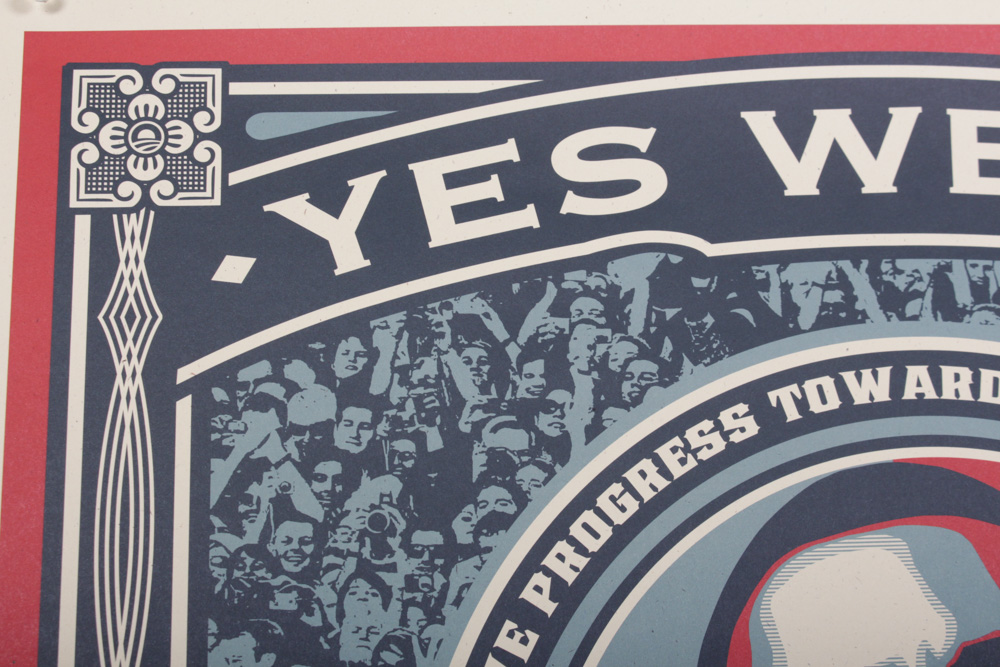 Shepard Fairey Offset Print "Yes We Did!"