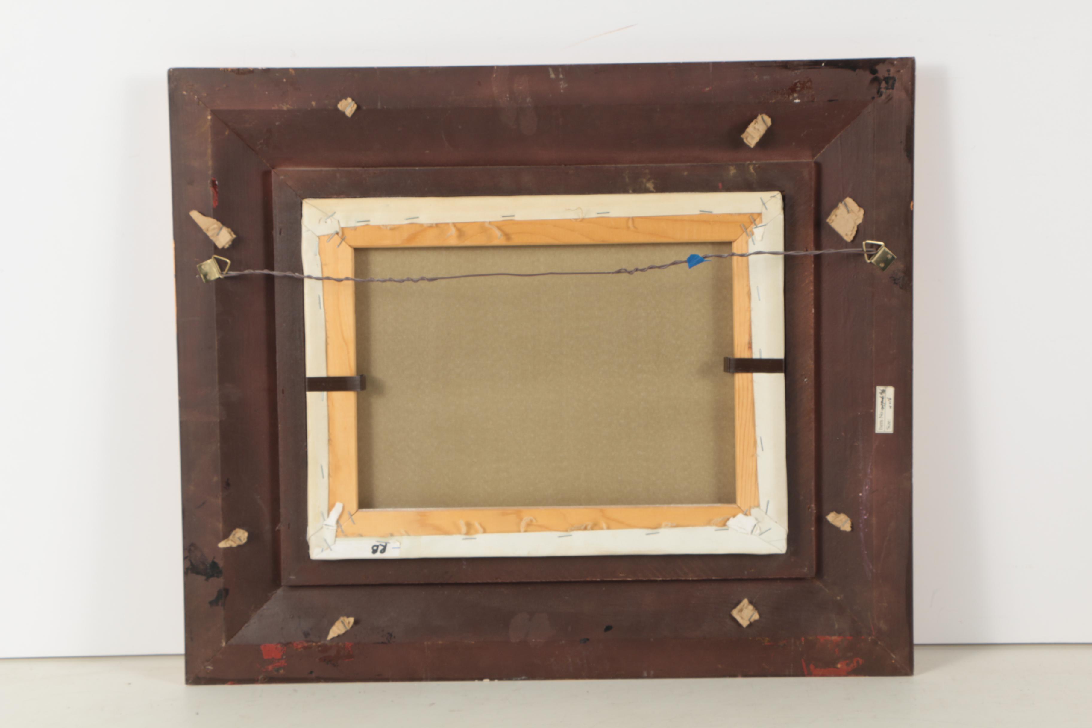 Joyce Roybal Oil Painting of Children with Horns