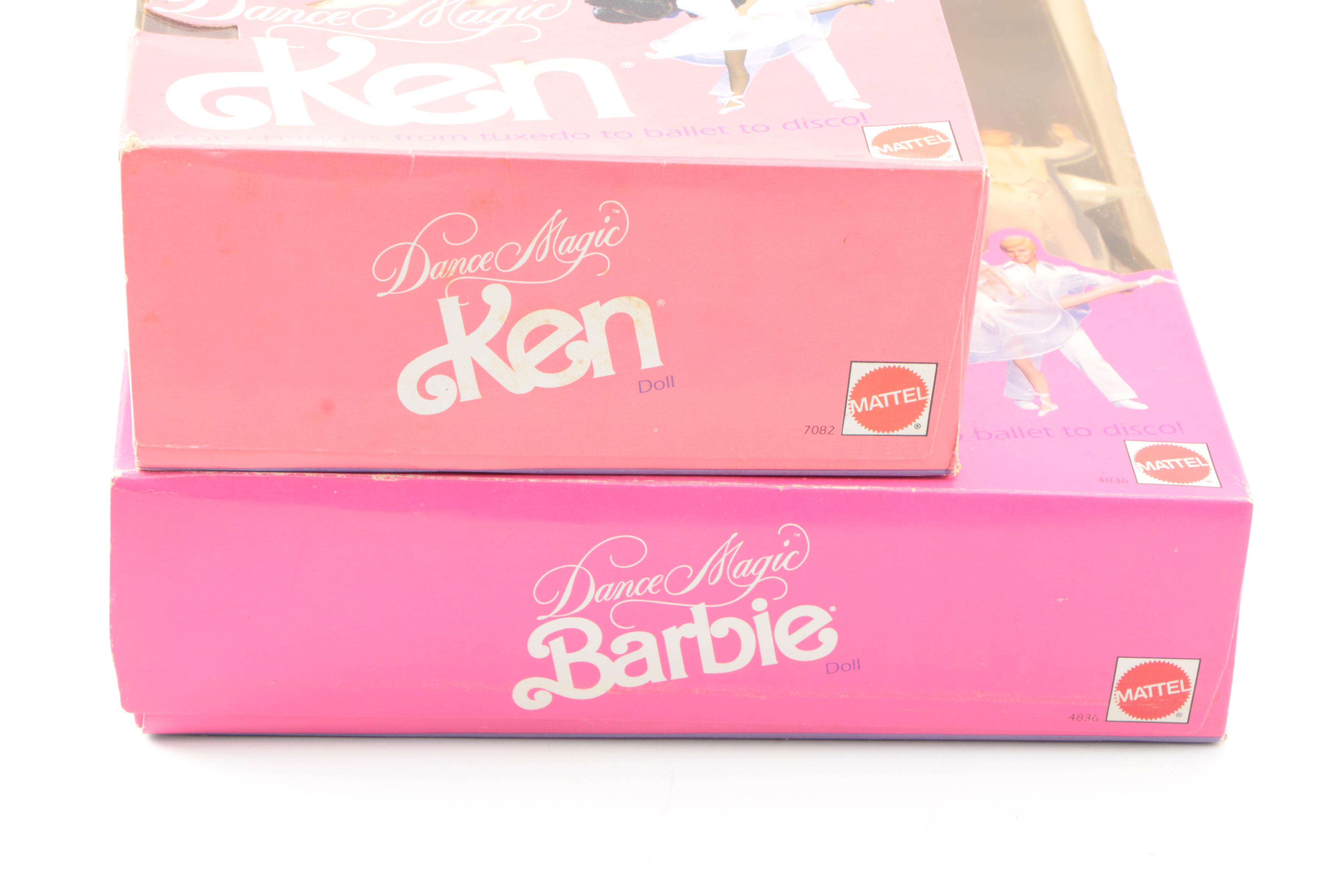 Vintage "Dance Magic" Barbies Including "Super Star"