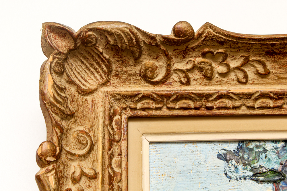 Vassel Oil Painting "Backyard at Marlotte"