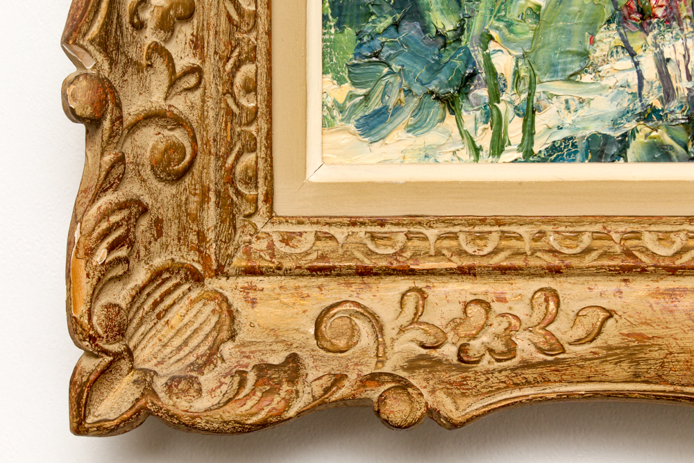 Vassel Oil Painting "Backyard at Marlotte"