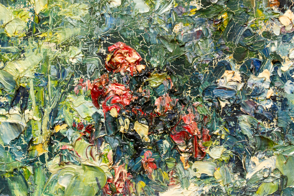 Vassel Oil Painting "Backyard at Marlotte"