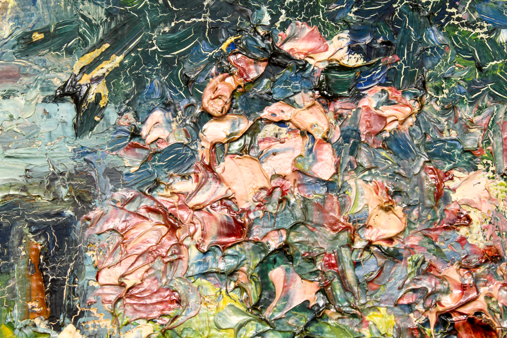 Vassel Oil Painting "Backyard at Marlotte"