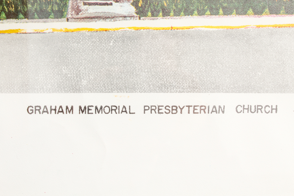 Kenton Mullins Limited Edition Offset Lithograph "Graham Memorial"
