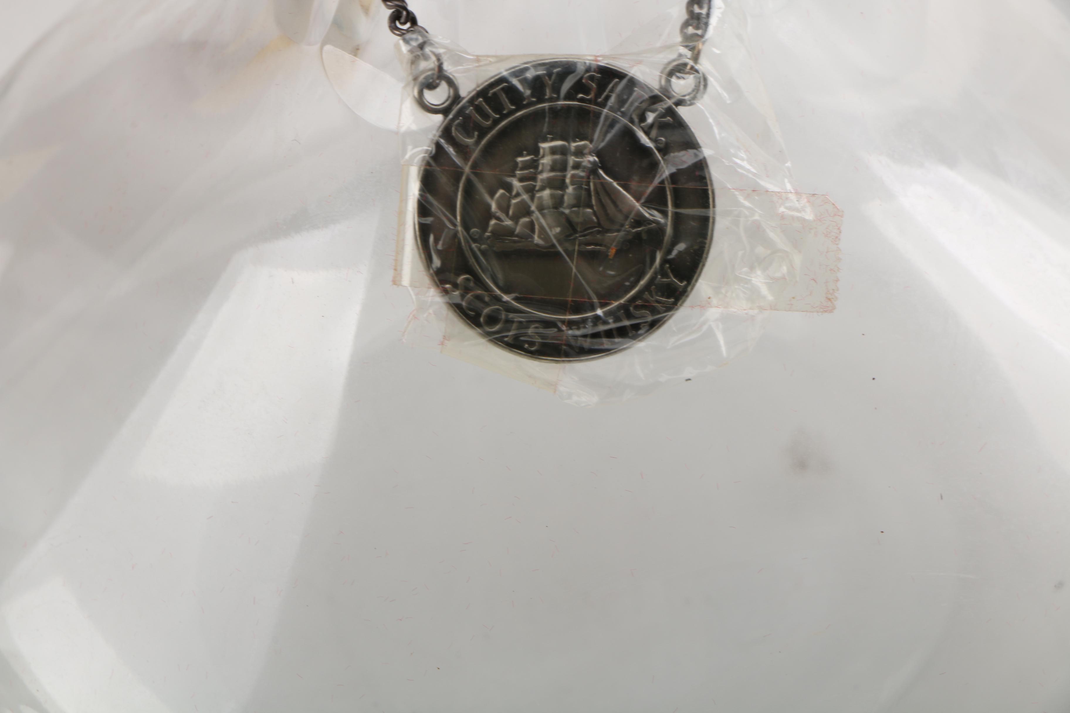 Baccarat Crystal "Cutty Sark Sea Captain's Decanter" and Wood Case