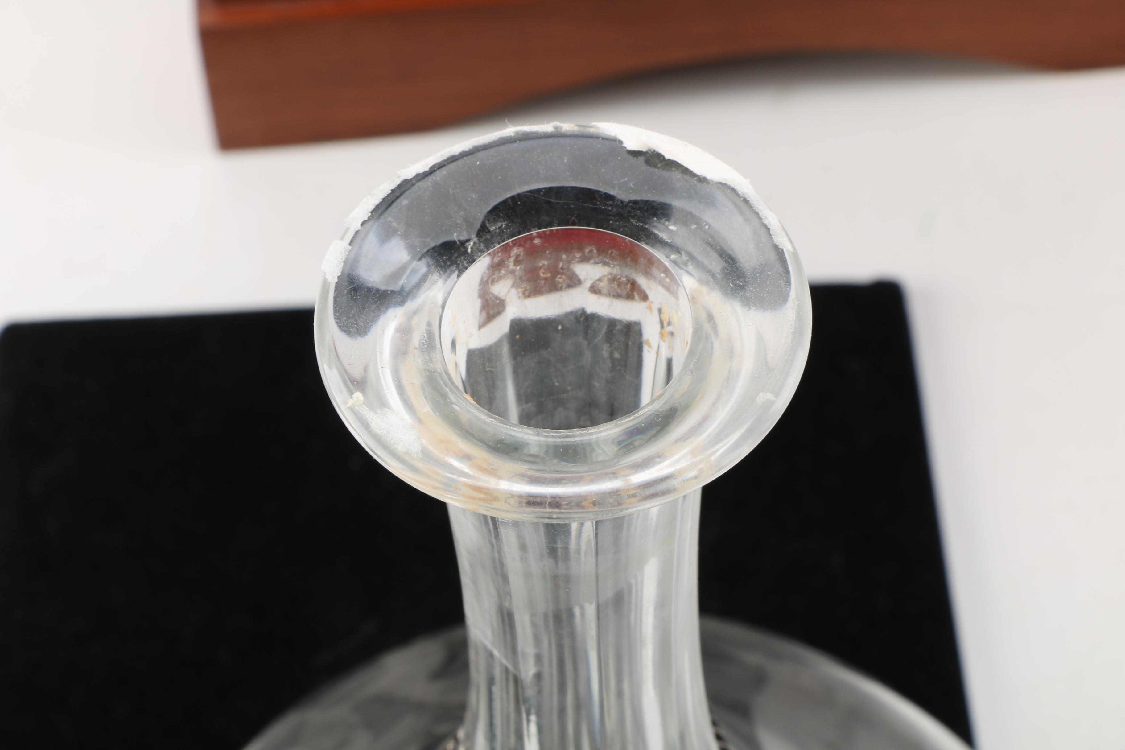 Baccarat Crystal "Cutty Sark Sea Captain's Decanter" and Wood Case