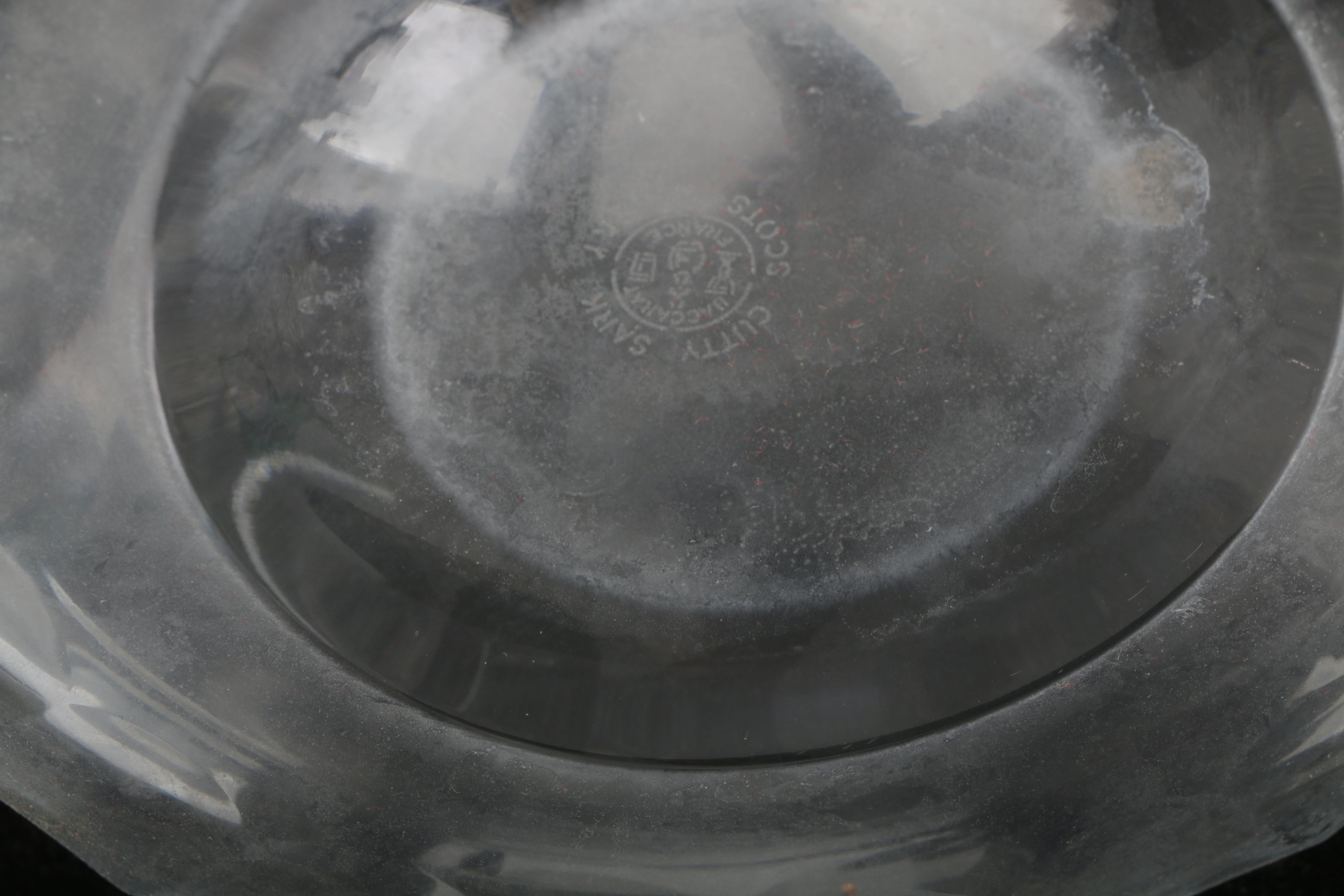 Baccarat Crystal "Cutty Sark Sea Captain's Decanter" and Wood Case