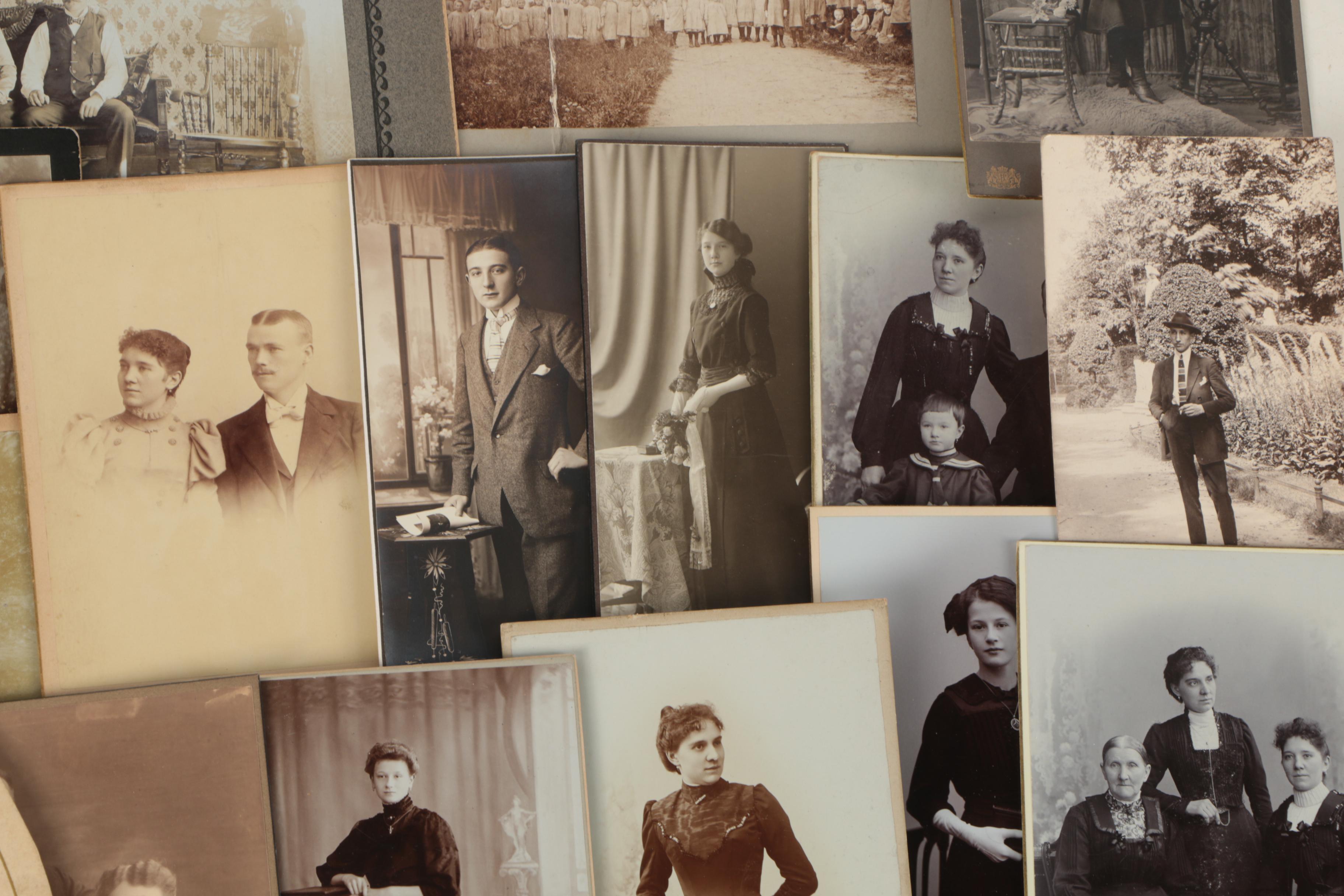 Family Photographs Featuring Cartes de Visite