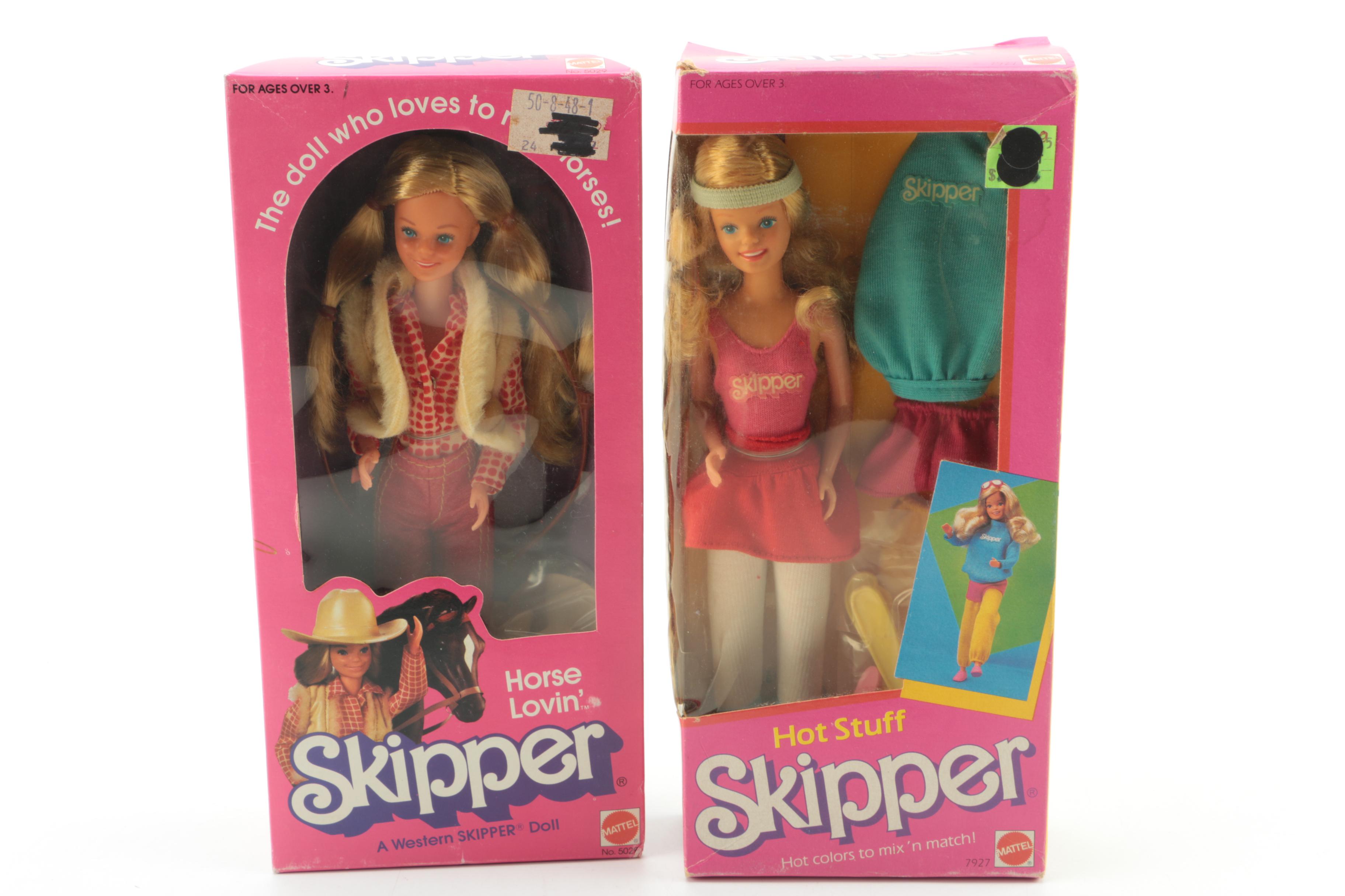 Vintage Mattel Skipper and Barbie Dolls Featuring "Teen Sweetheart"