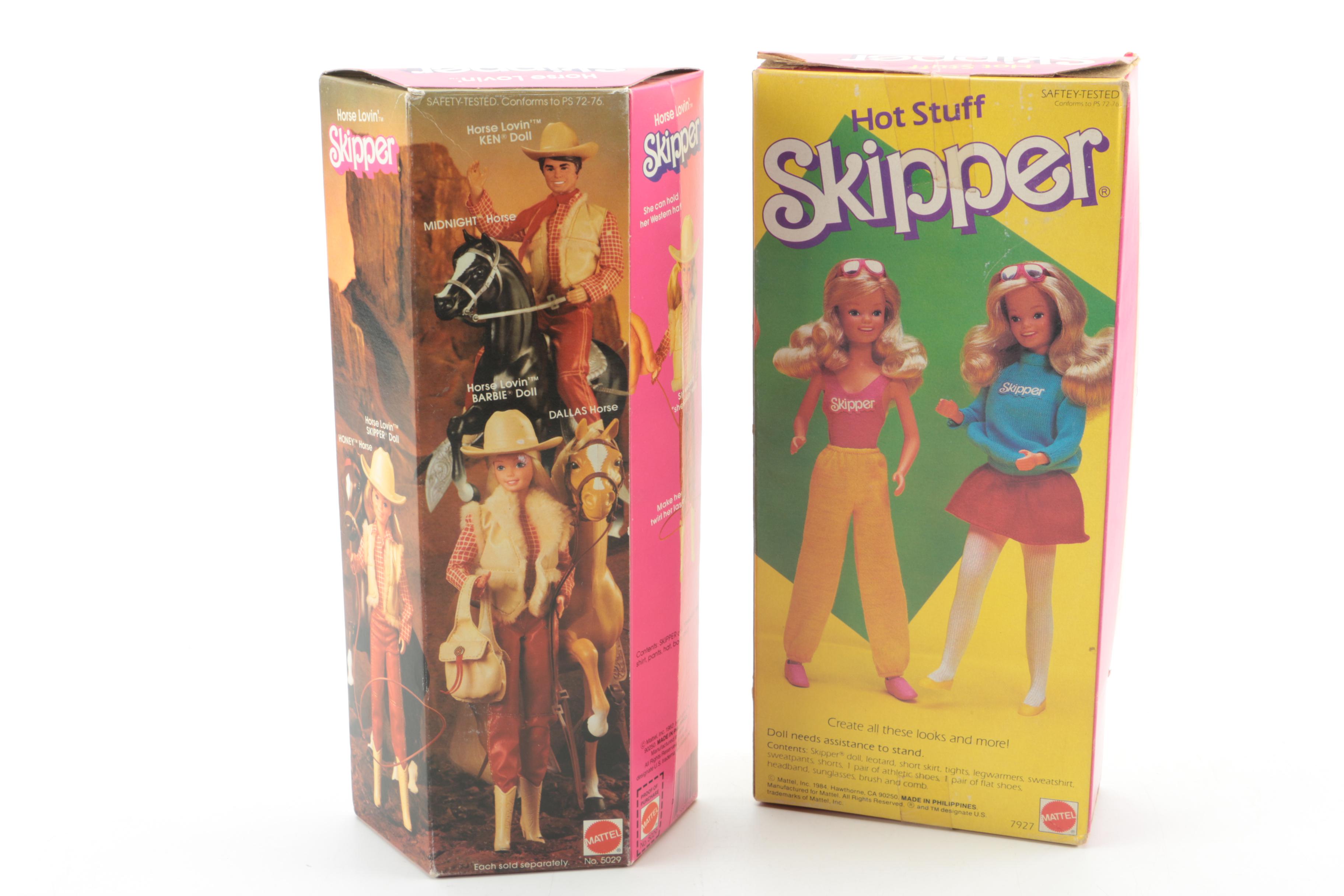 Vintage Mattel Skipper and Barbie Dolls Featuring "Teen Sweetheart"