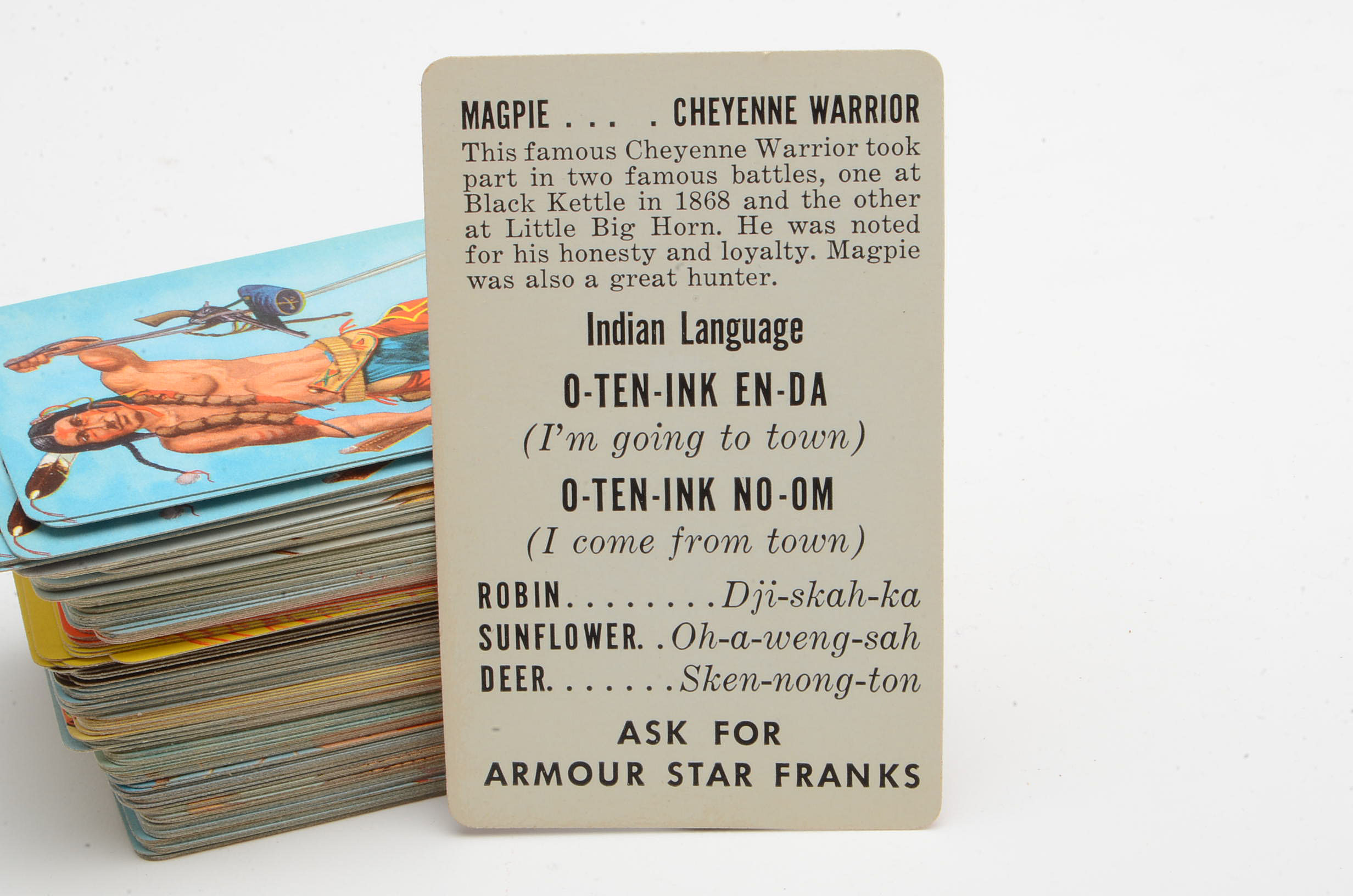 Collection of Vintage Armour Franks Cards