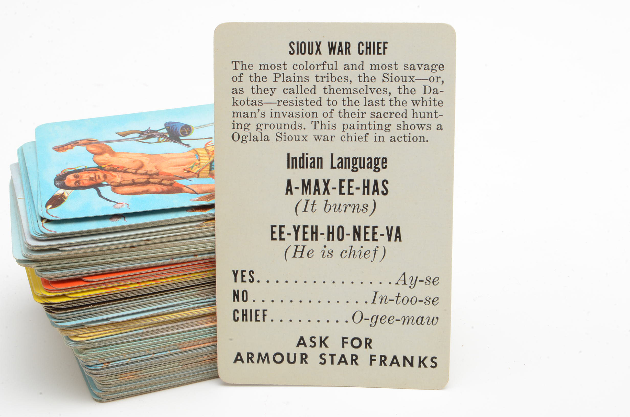 Collection of Vintage Armour Franks Cards