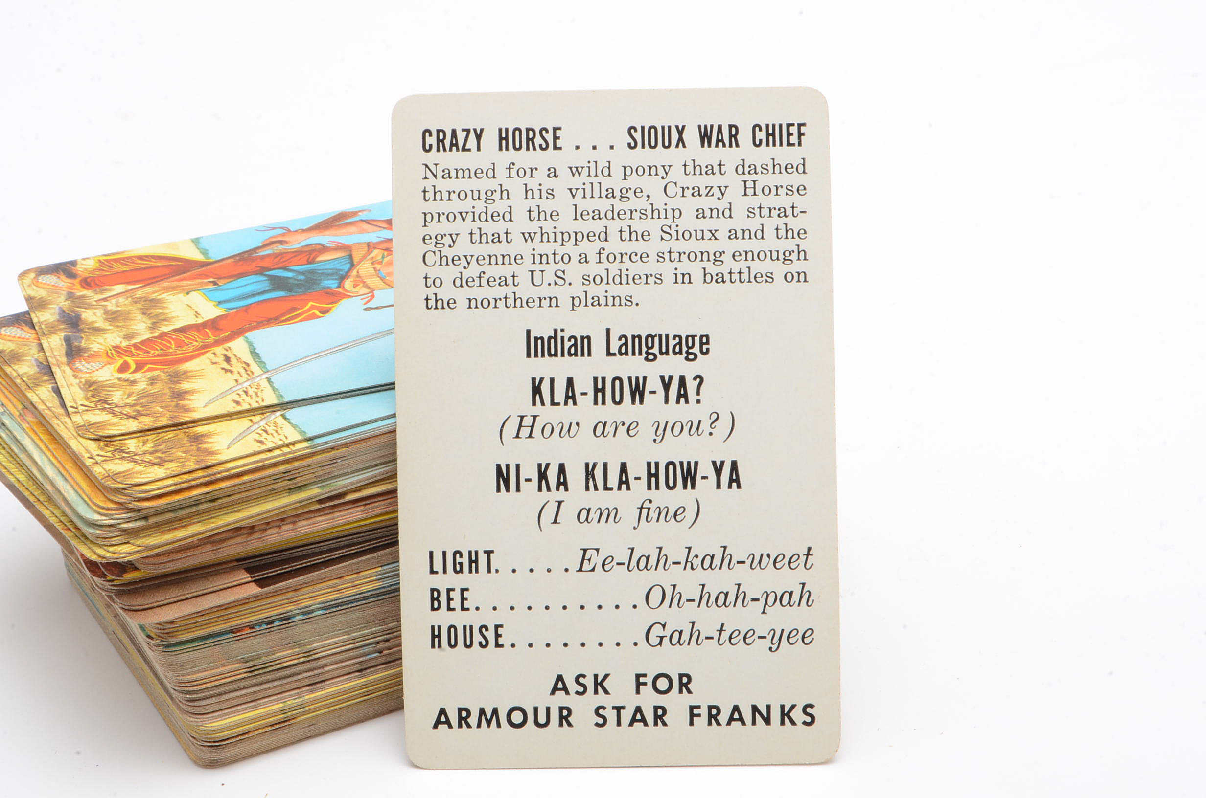 Collection of Vintage Armour Franks Cards