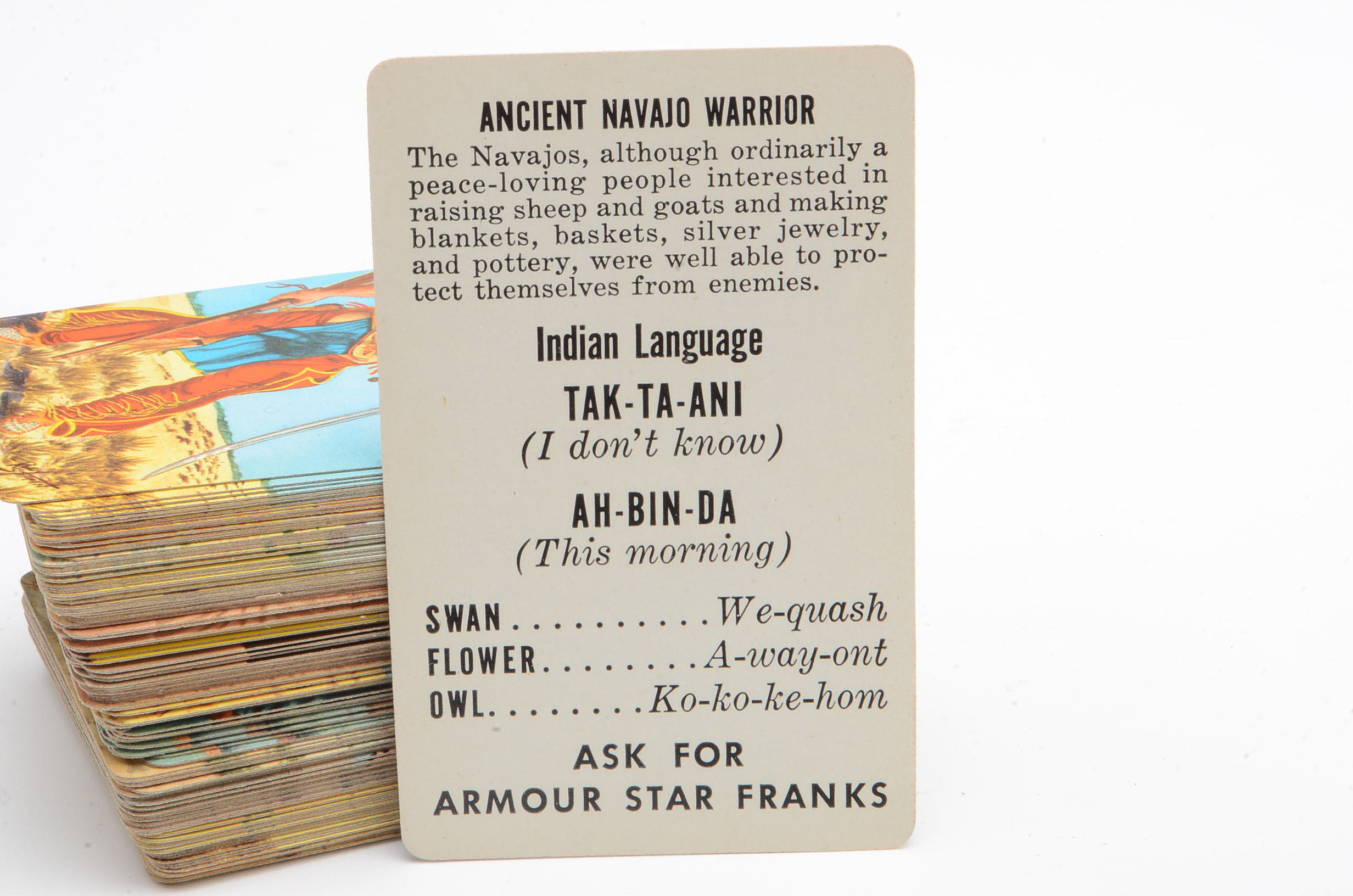 Collection of Vintage Armour Franks Cards