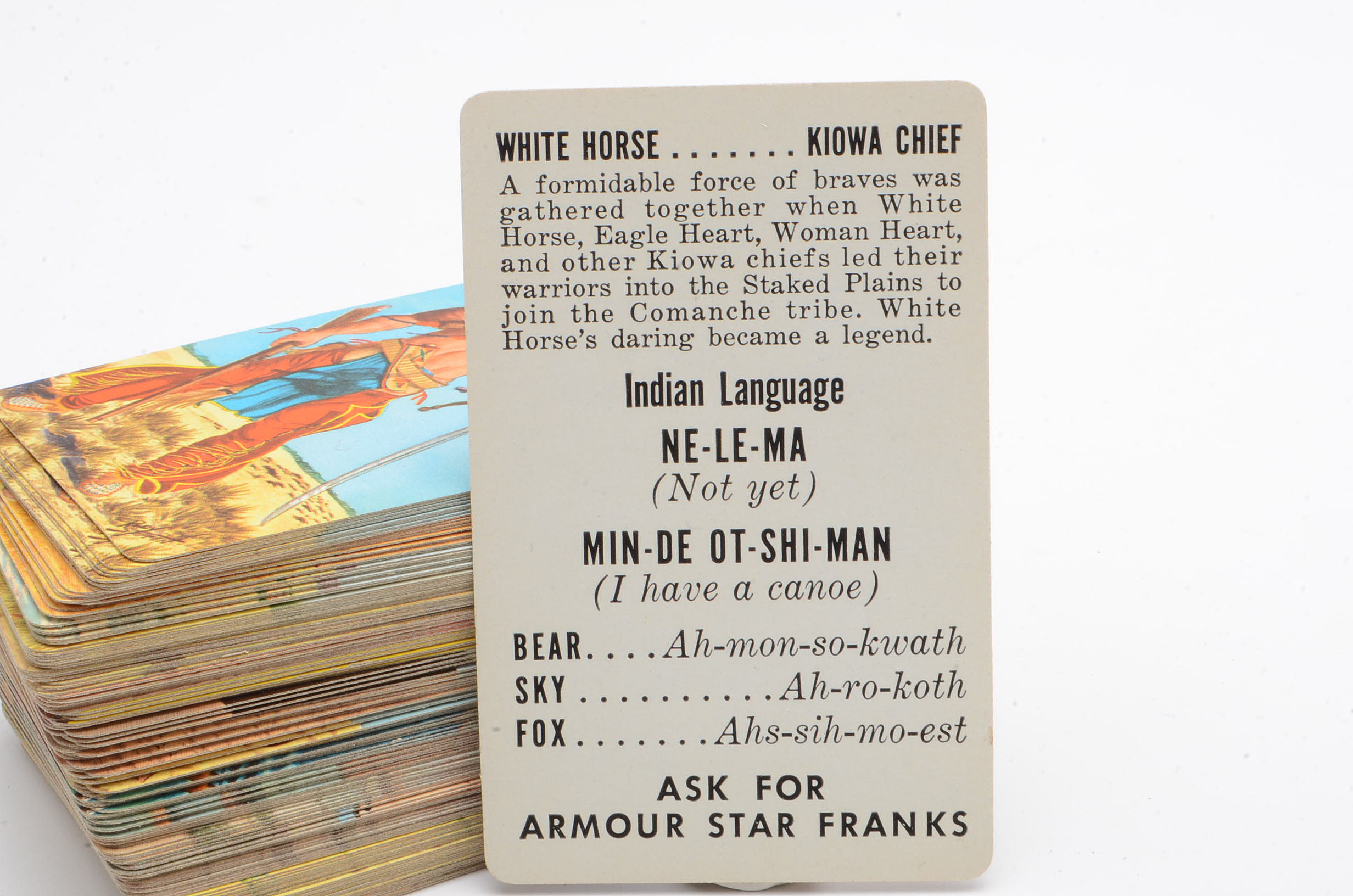 Collection of Vintage Armour Franks Cards