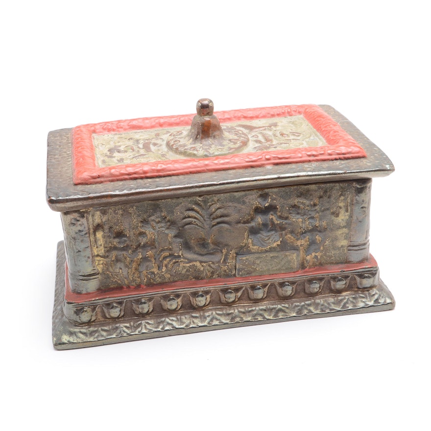 Vintage Egyptian Themed Decorative Box