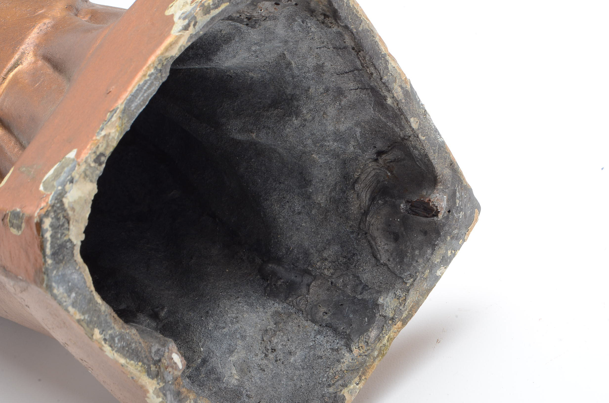 Vintage Prophet Moses Metal Statue