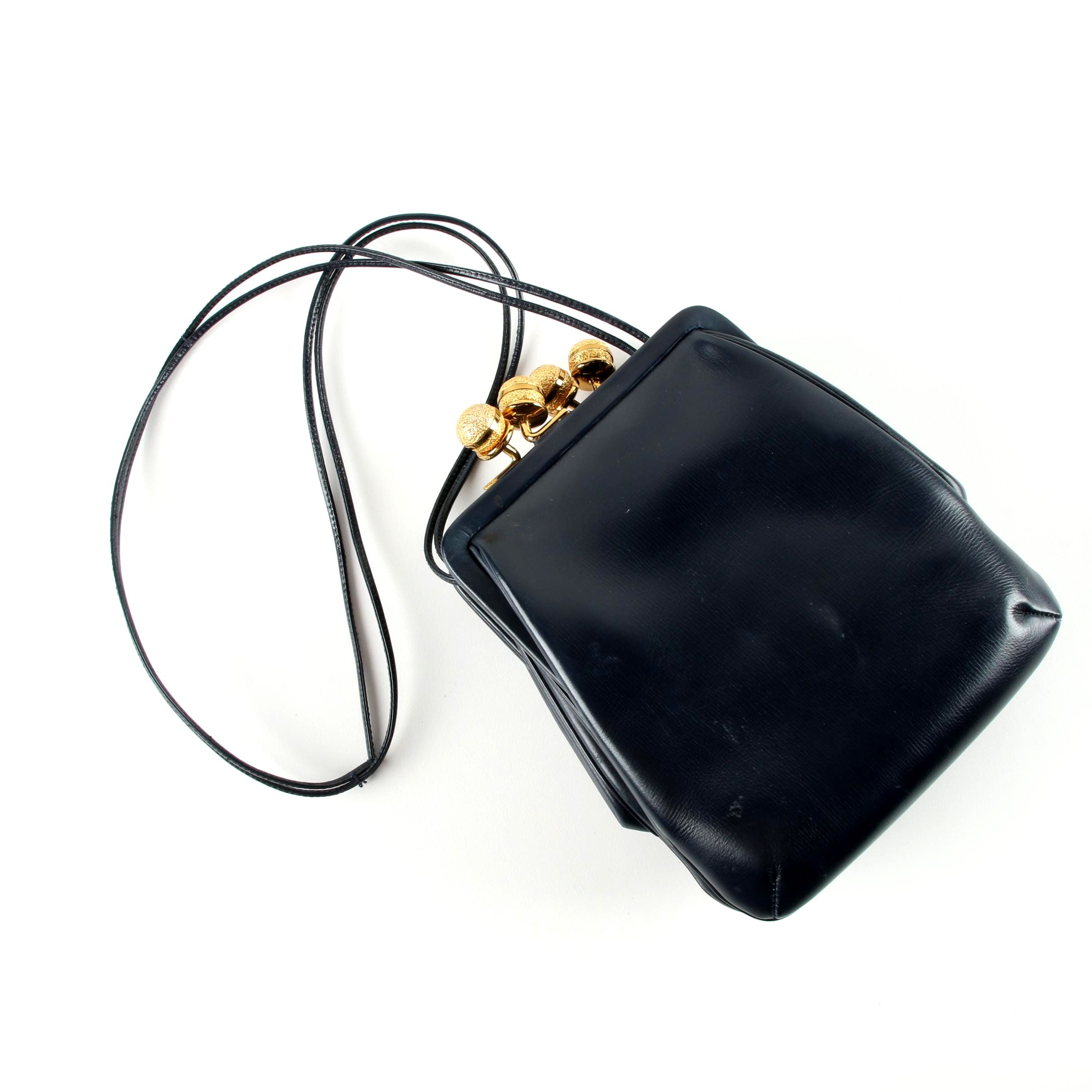 Vintage Judith Leiber Leather Shoulder Bag