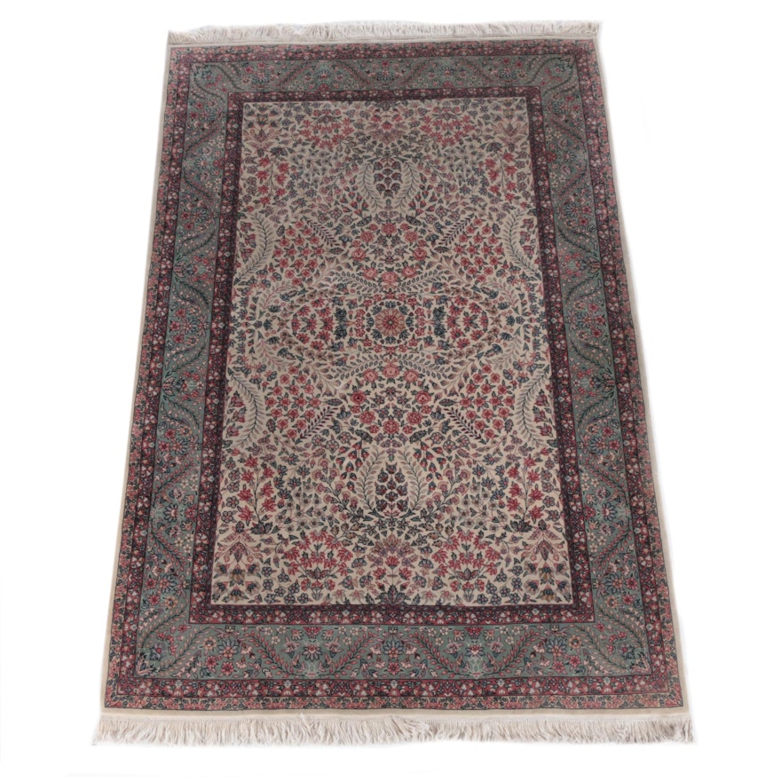 Finely Hand-Knotted Turkish Wool Area Rug