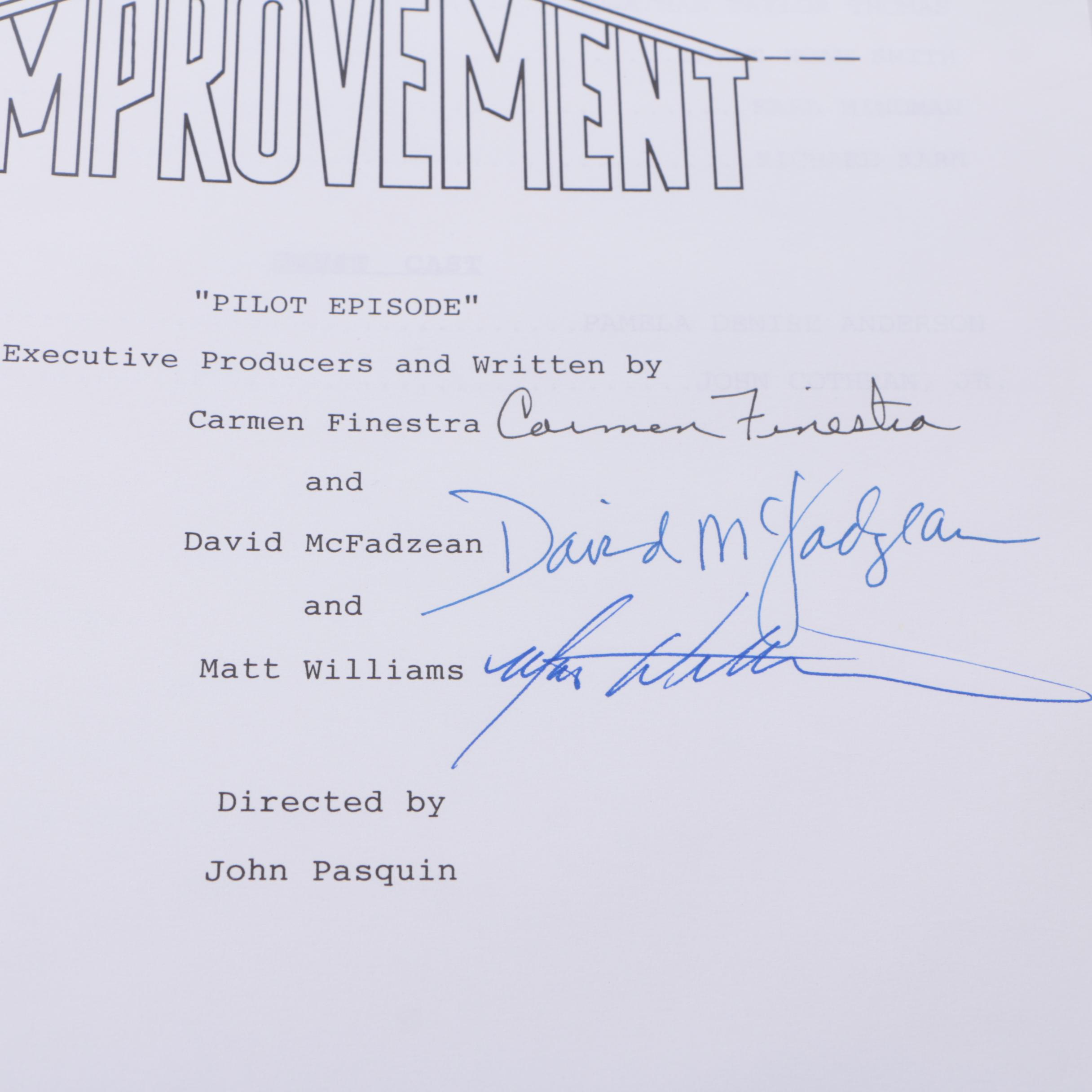 Autographed "Home Improvement" Scripts