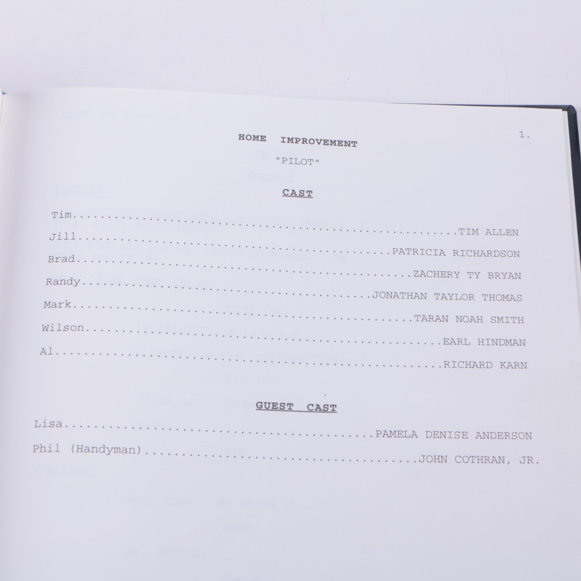 Autographed "Home Improvement" Scripts