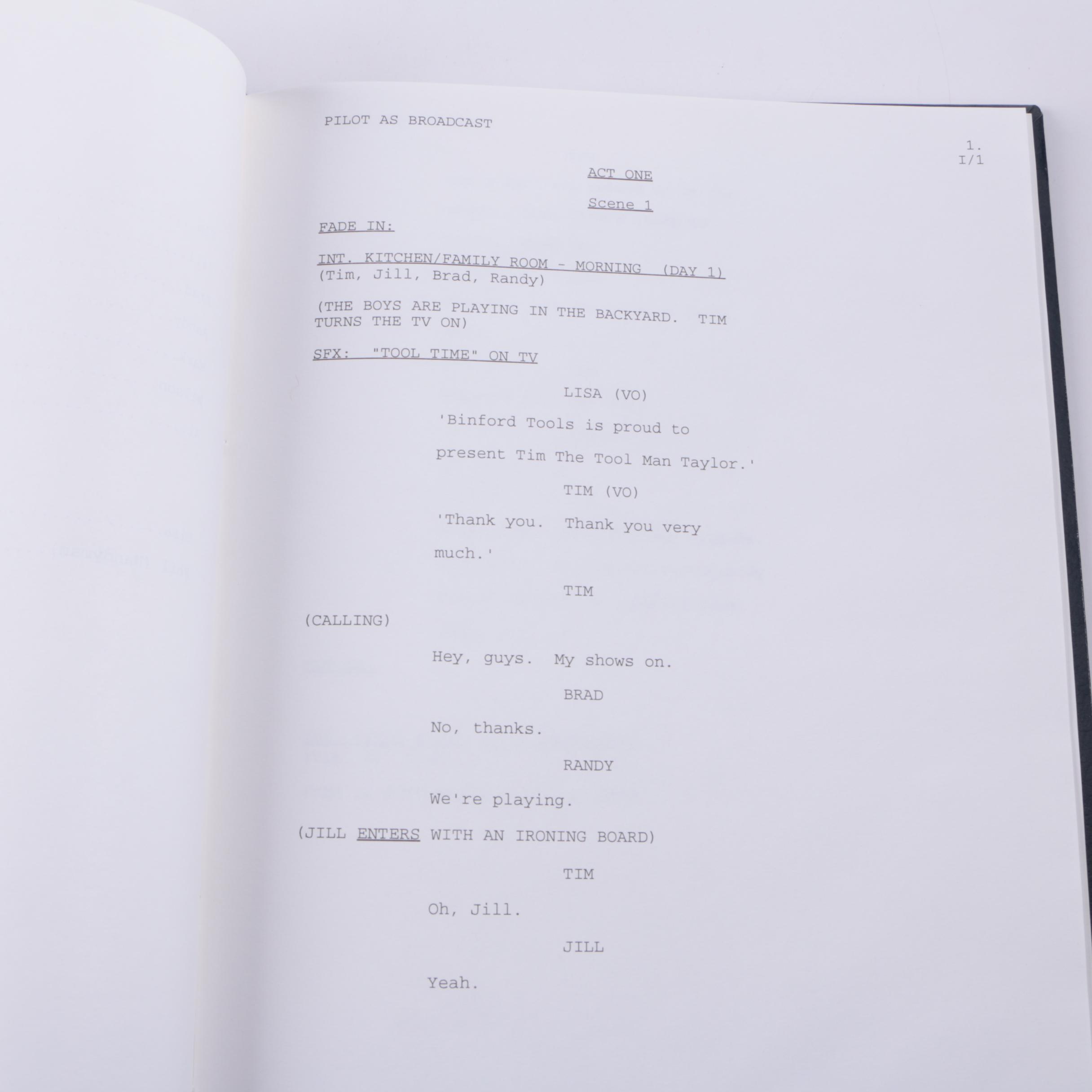 Autographed "Home Improvement" Scripts