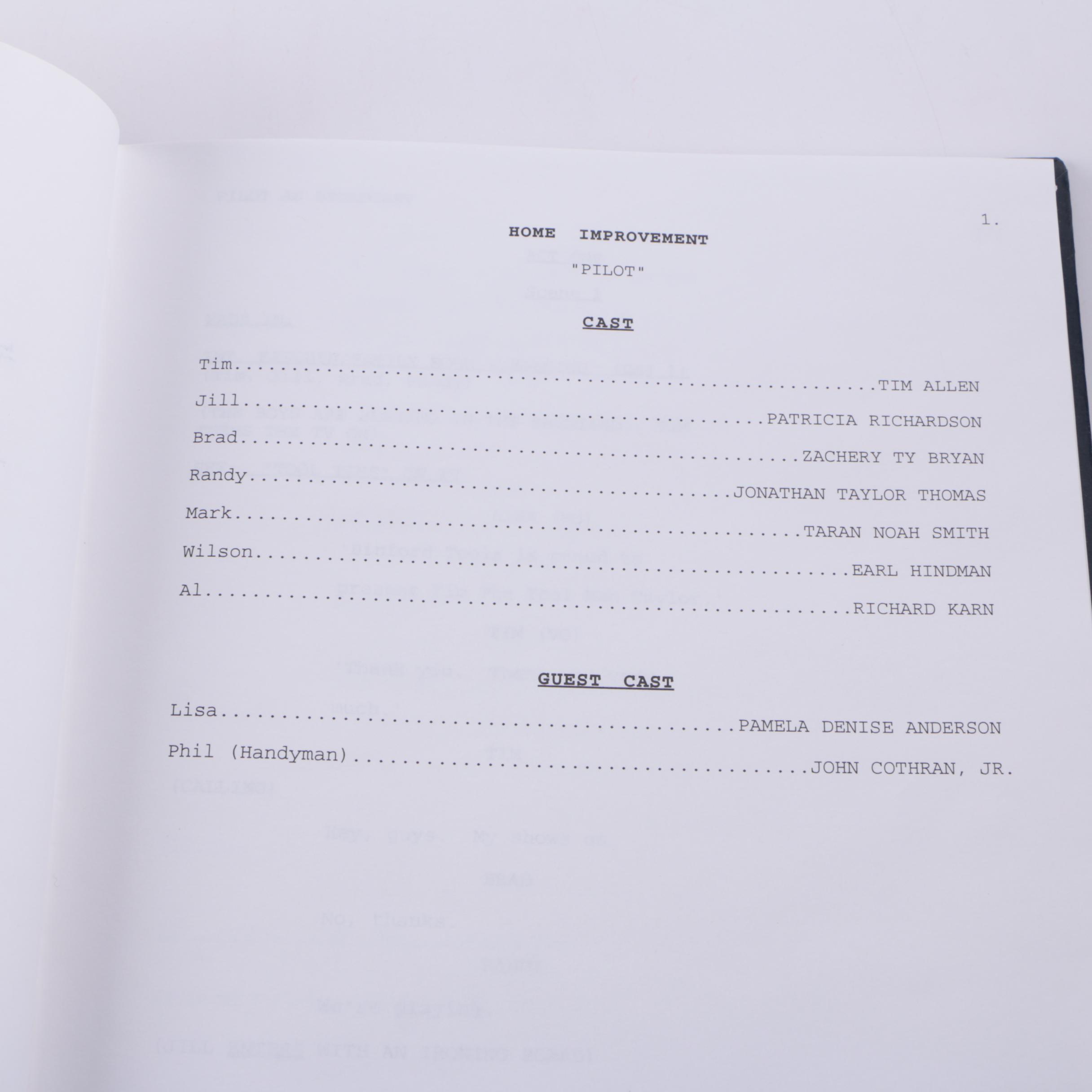 Autographed "Home Improvement" Scripts