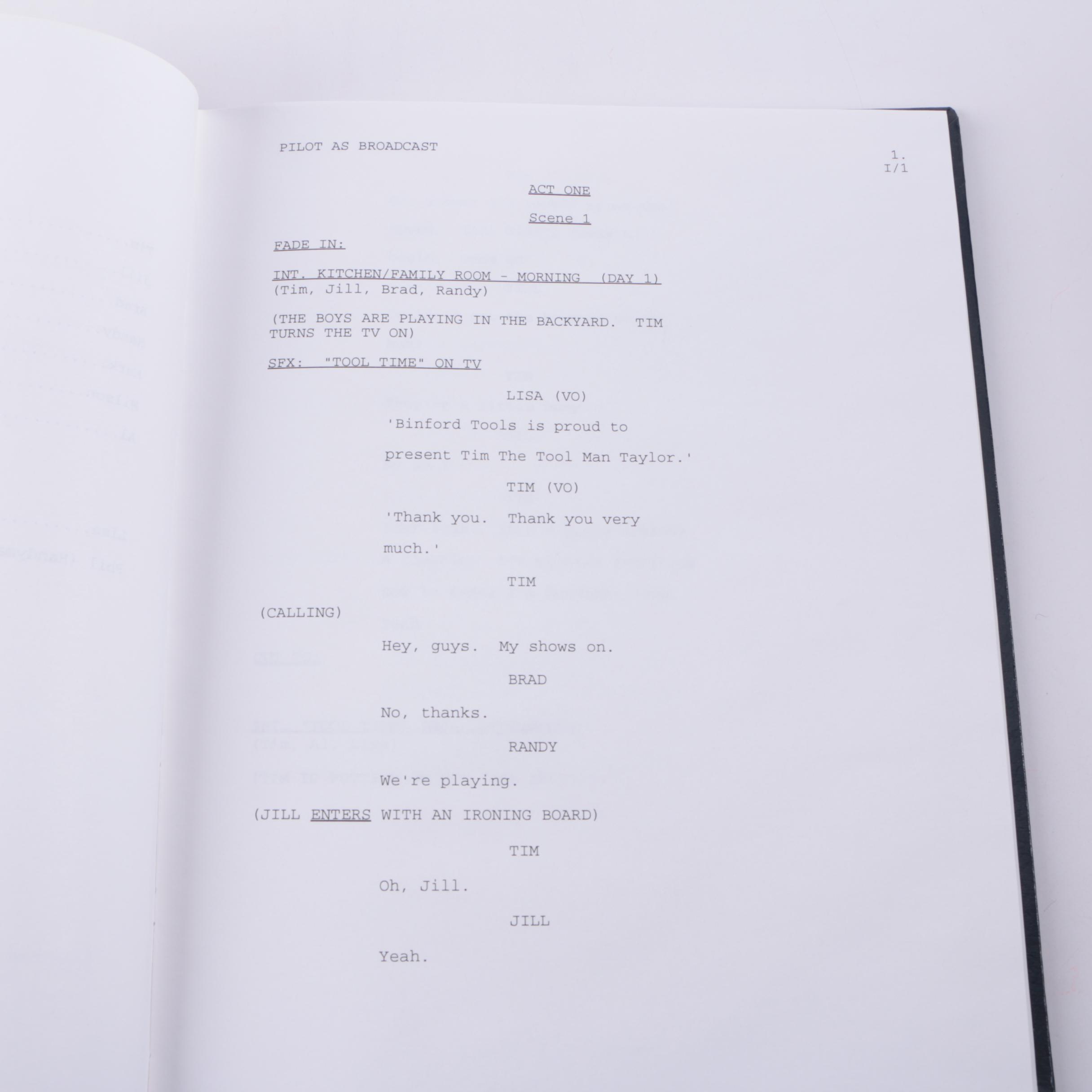 Autographed "Home Improvement" Scripts