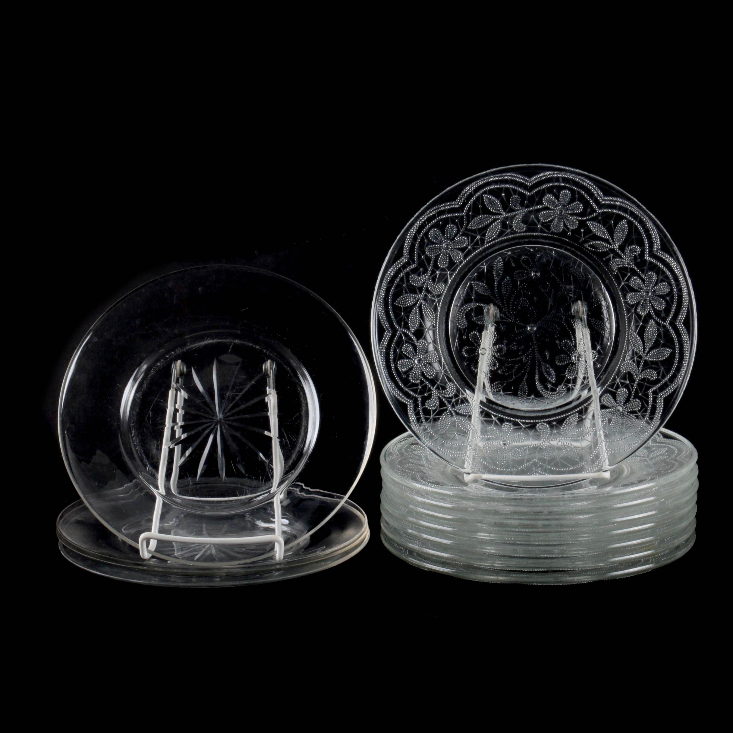 Clear and Etched Glass Plates