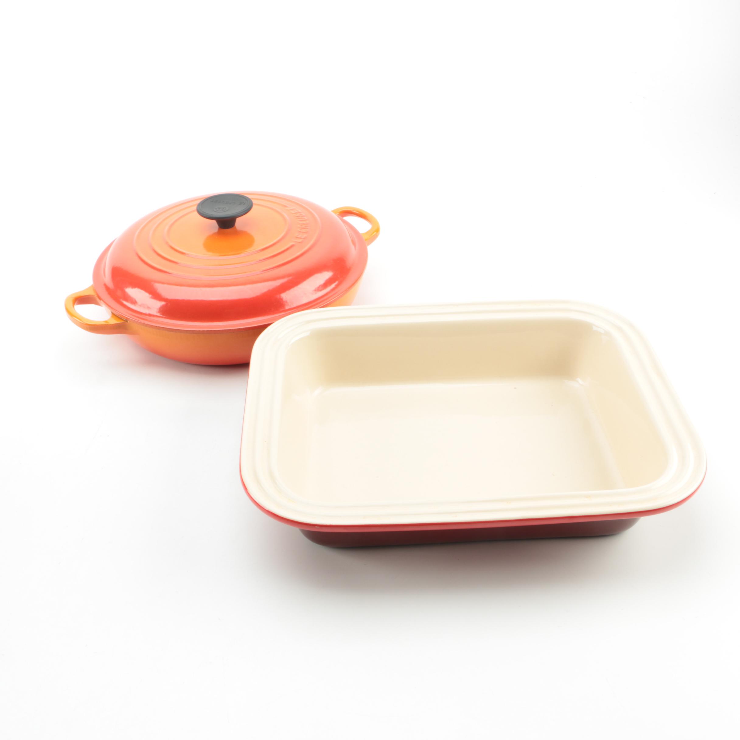 Le Creuset "Flame" Dutch Oven and Casserole Pan