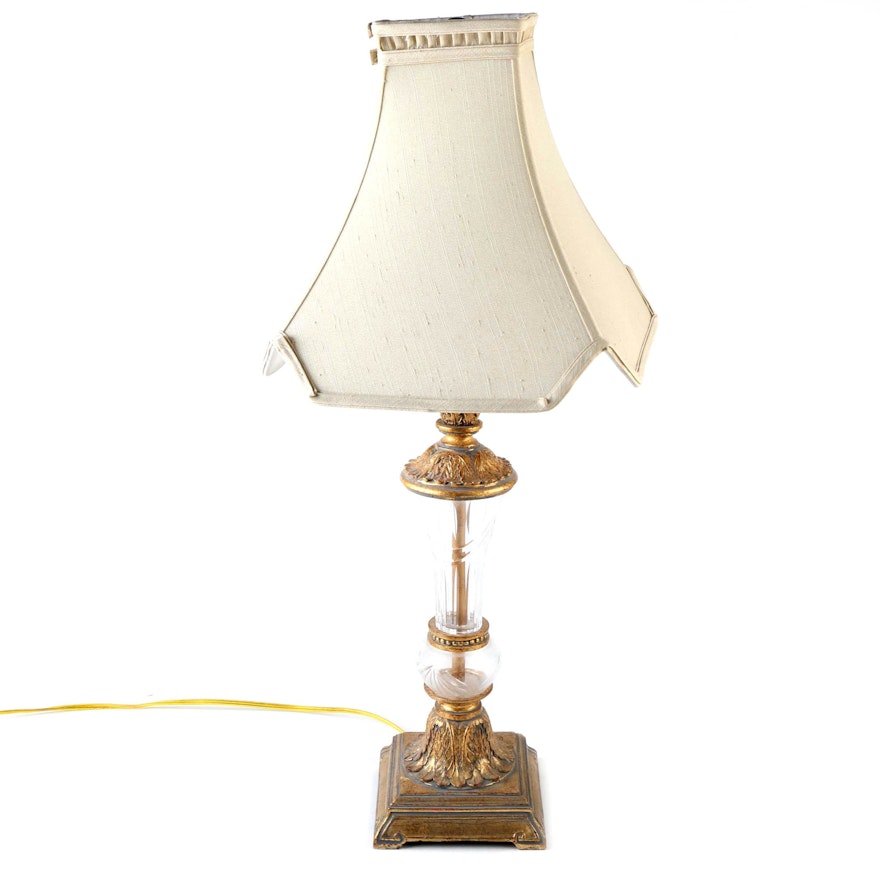 Vintage Table Lamp With Shade