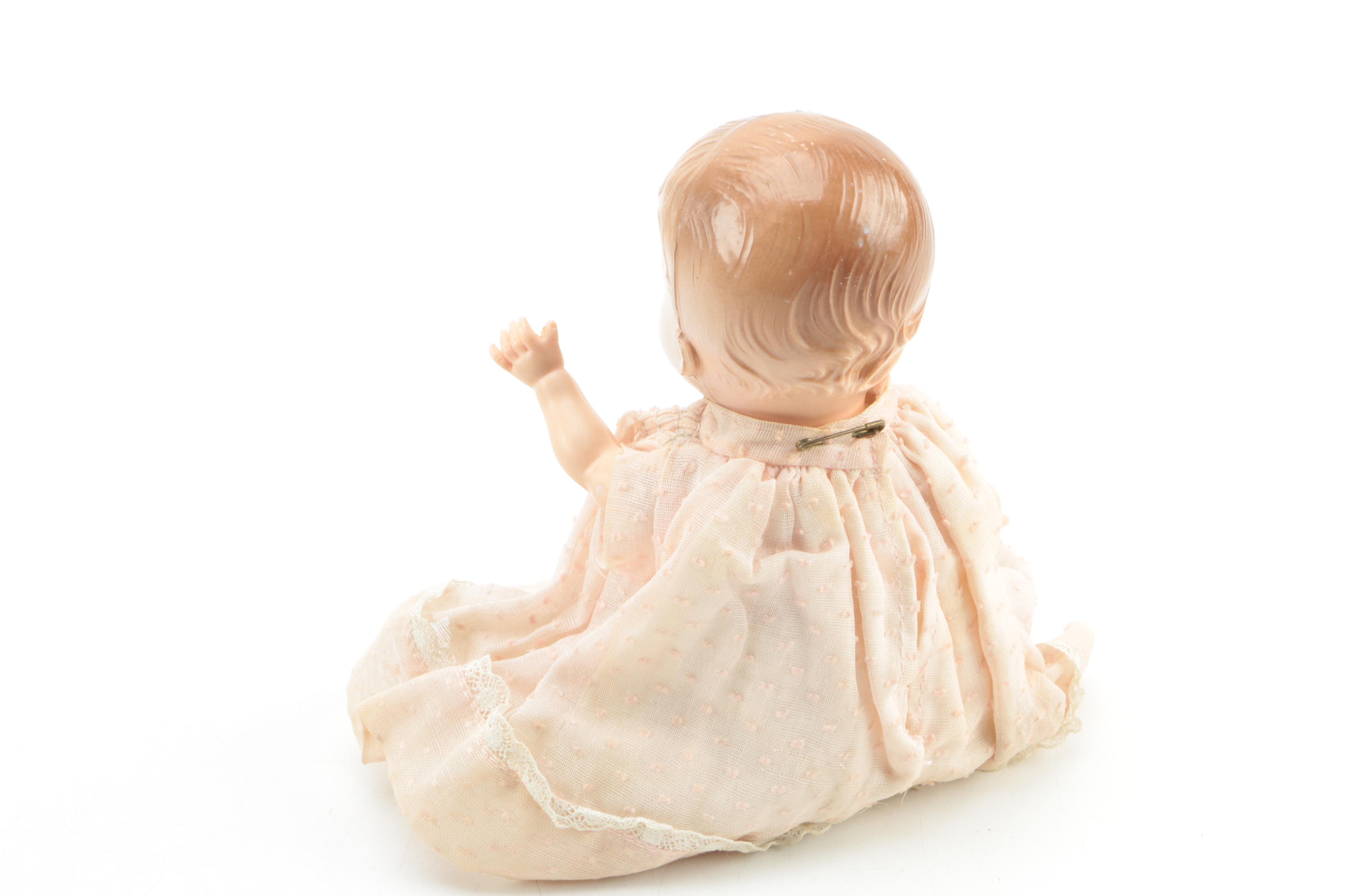 Circa 1950s Ginnette Style Miniature Baby Doll