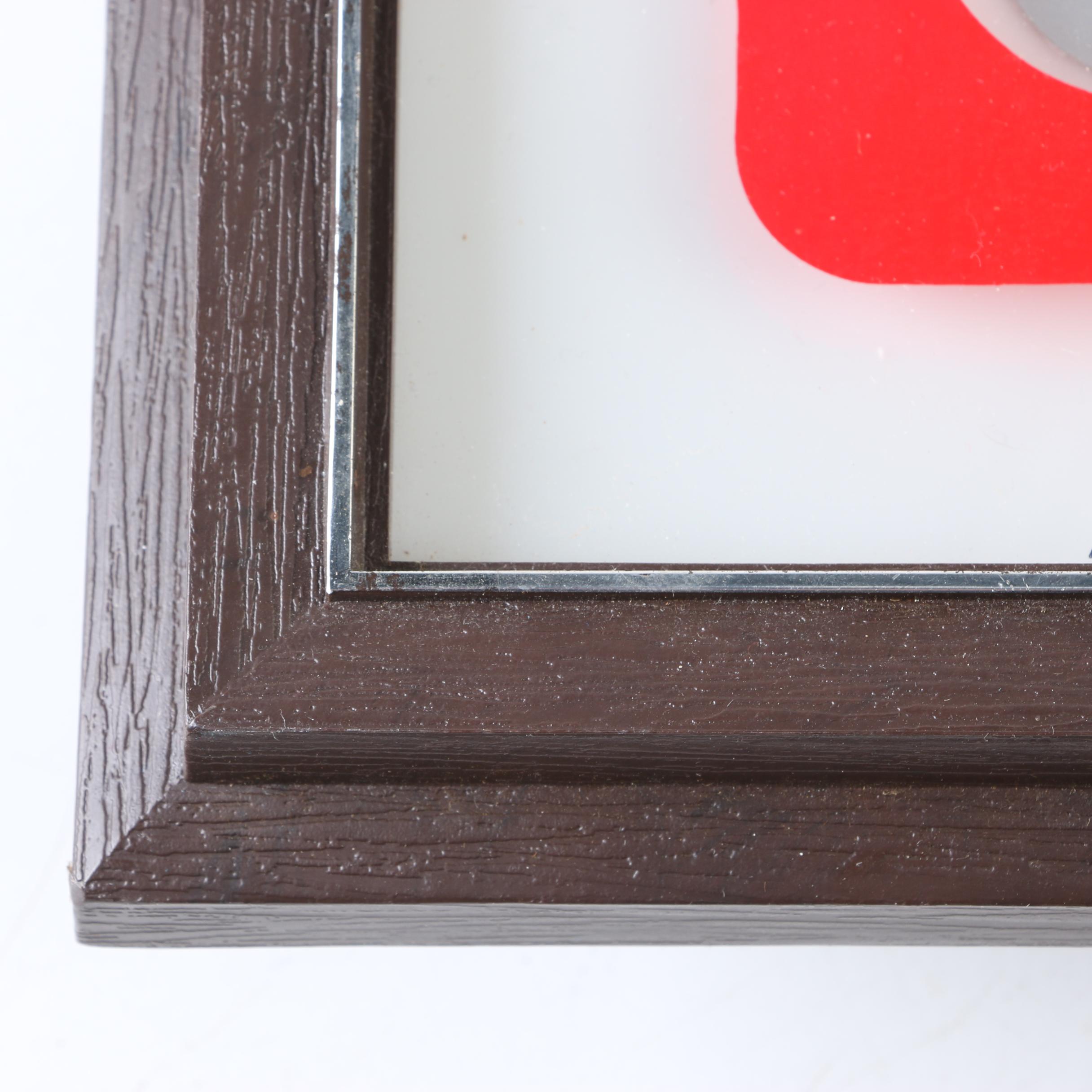 Vintage Illuminated Budweiser Wall Clock