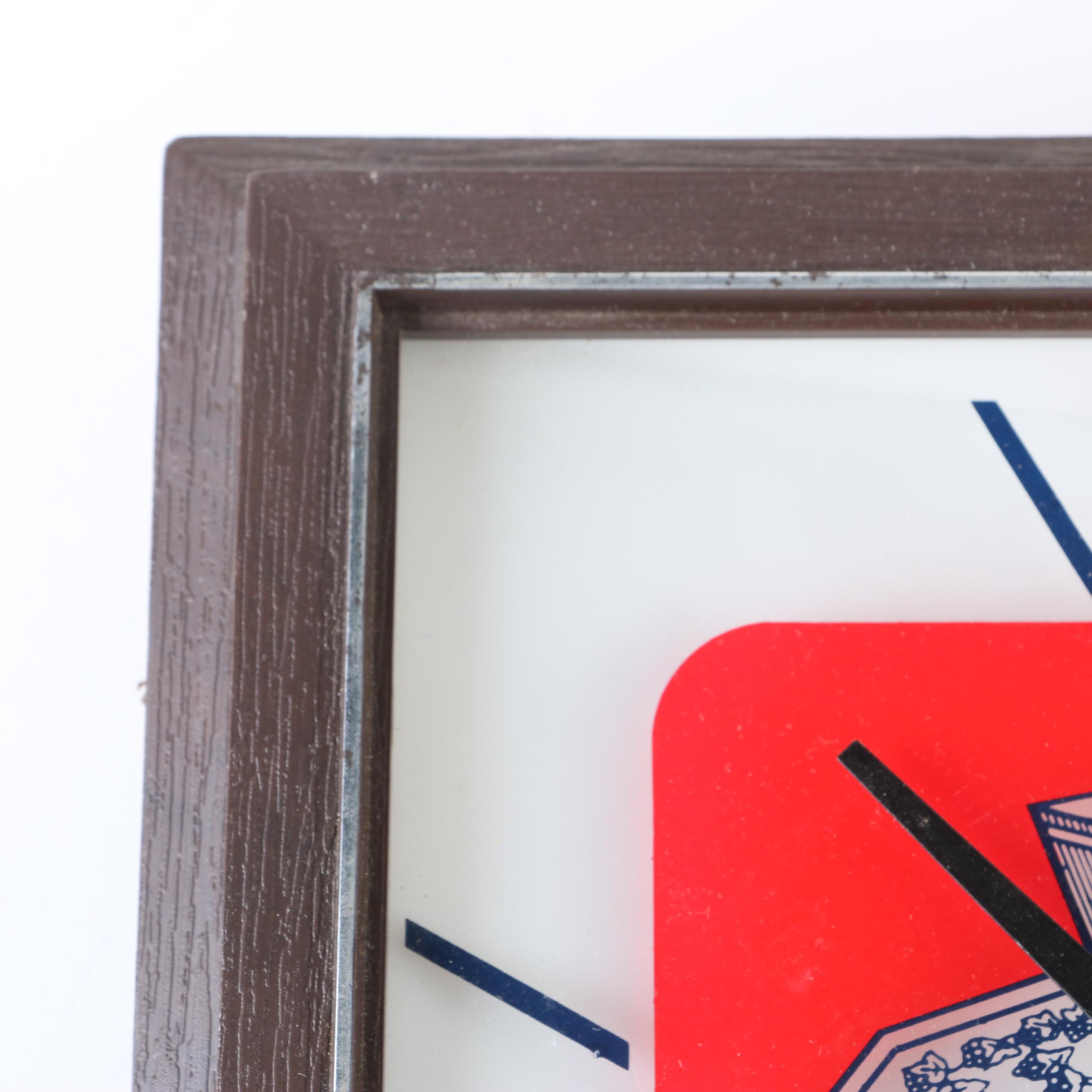 Vintage Illuminated Budweiser Wall Clock