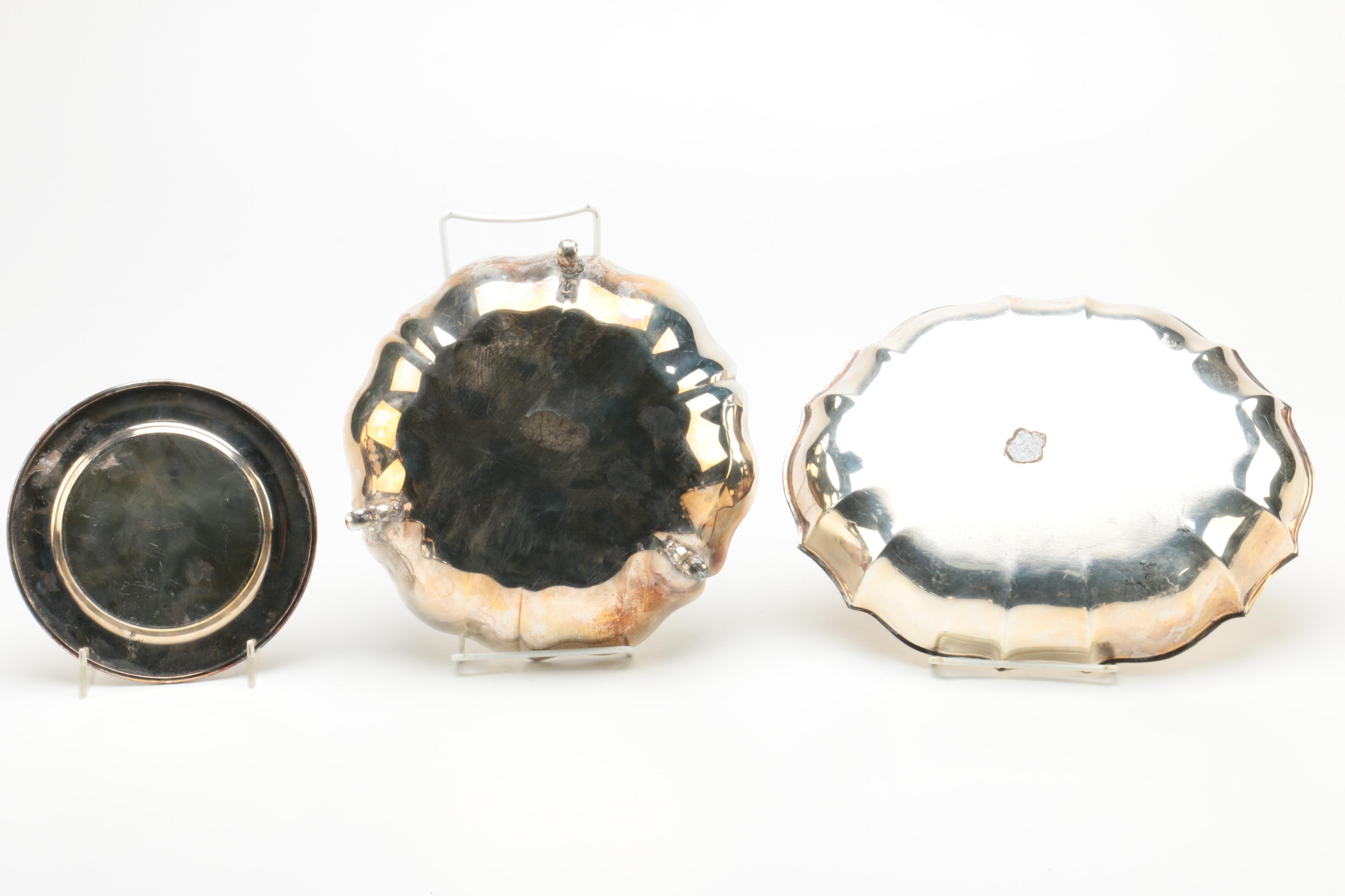 Wm A. Rogers Reproduction Paul Revere Silver Plate Bowl and Other Serveware