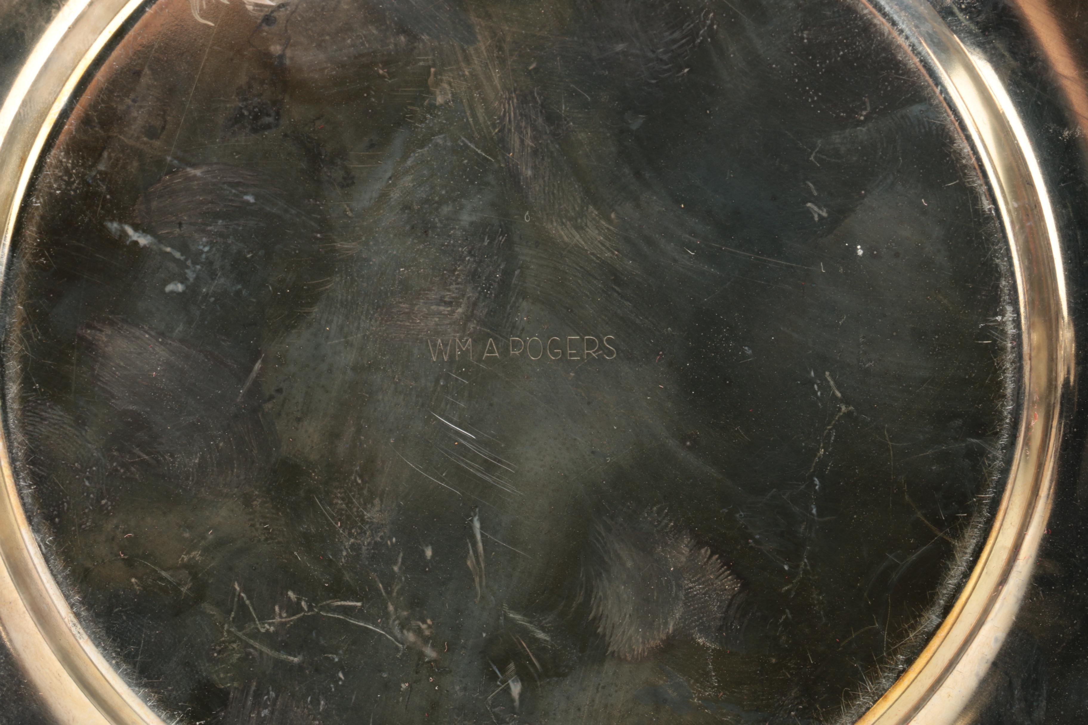 Wm A. Rogers Reproduction Paul Revere Silver Plate Bowl and Other Serveware