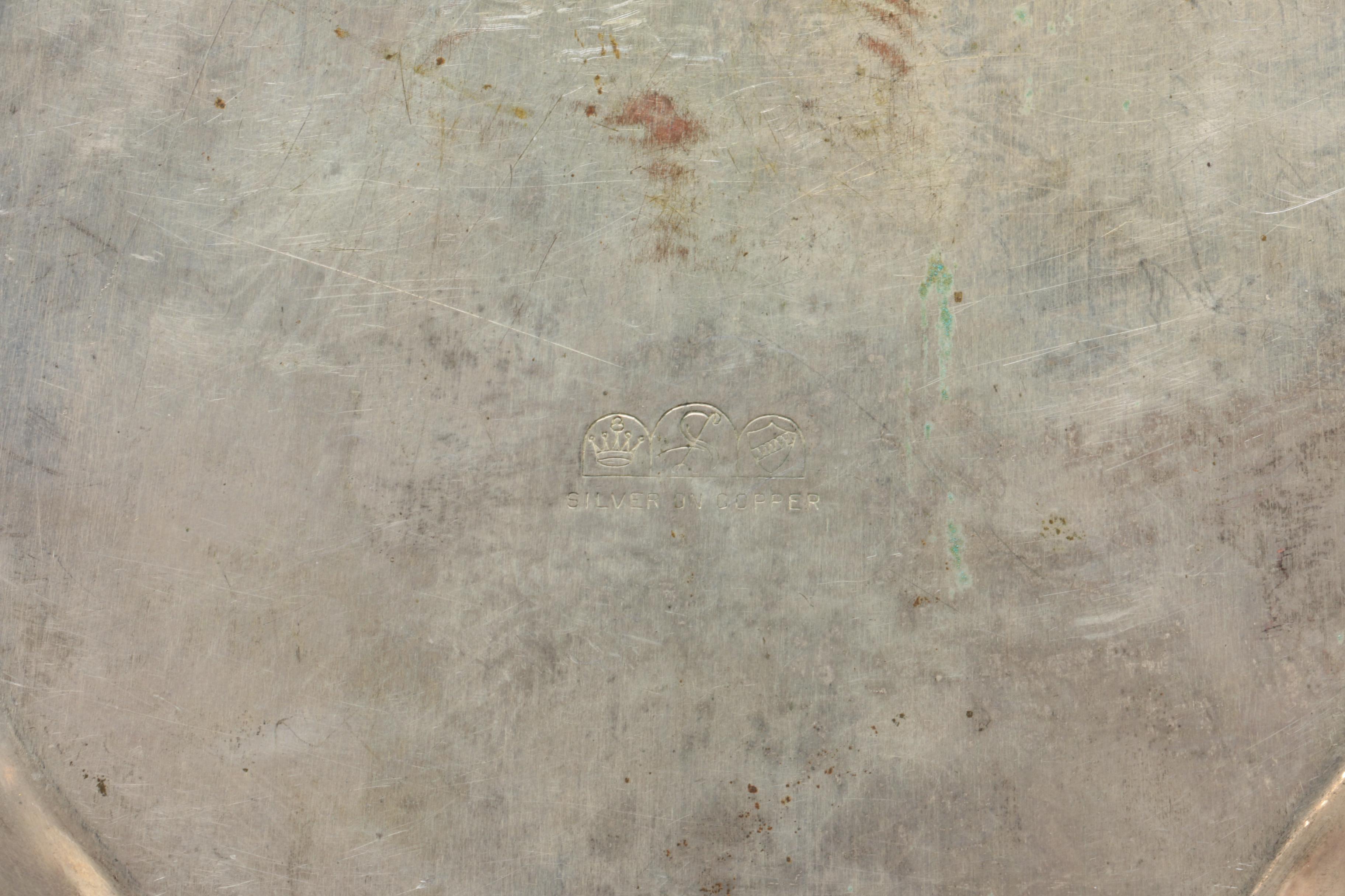 Wm A. Rogers Reproduction Paul Revere Silver Plate Bowl and Other Serveware