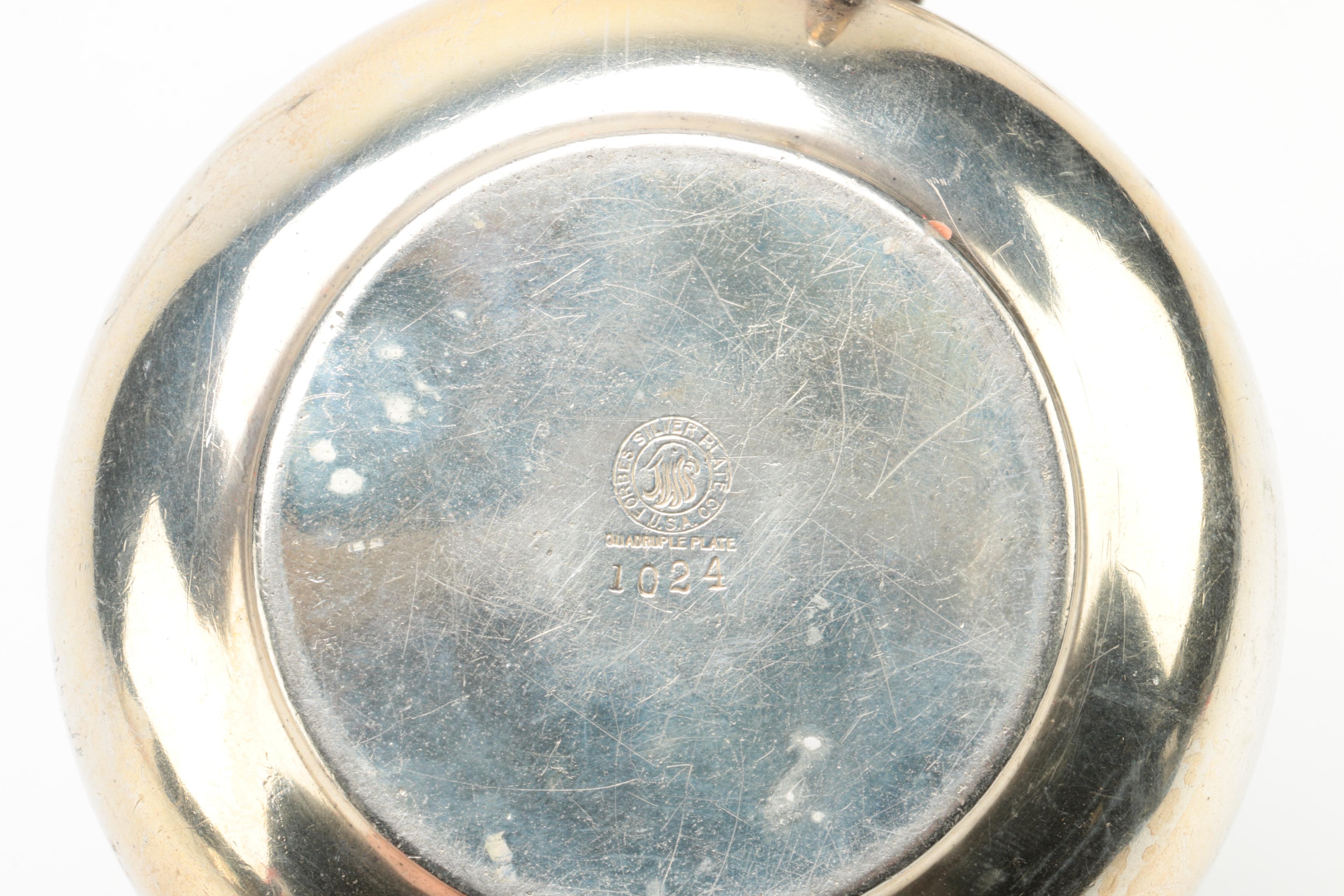 Wm A. Rogers Reproduction Paul Revere Silver Plate Bowl and Other Serveware