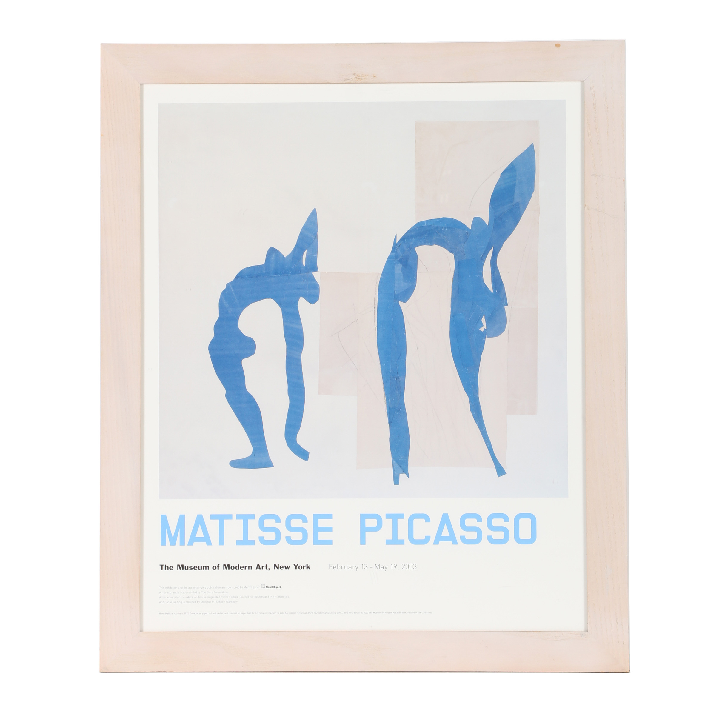 Offset Lithograph Exhibition Poster After Henri Matisse