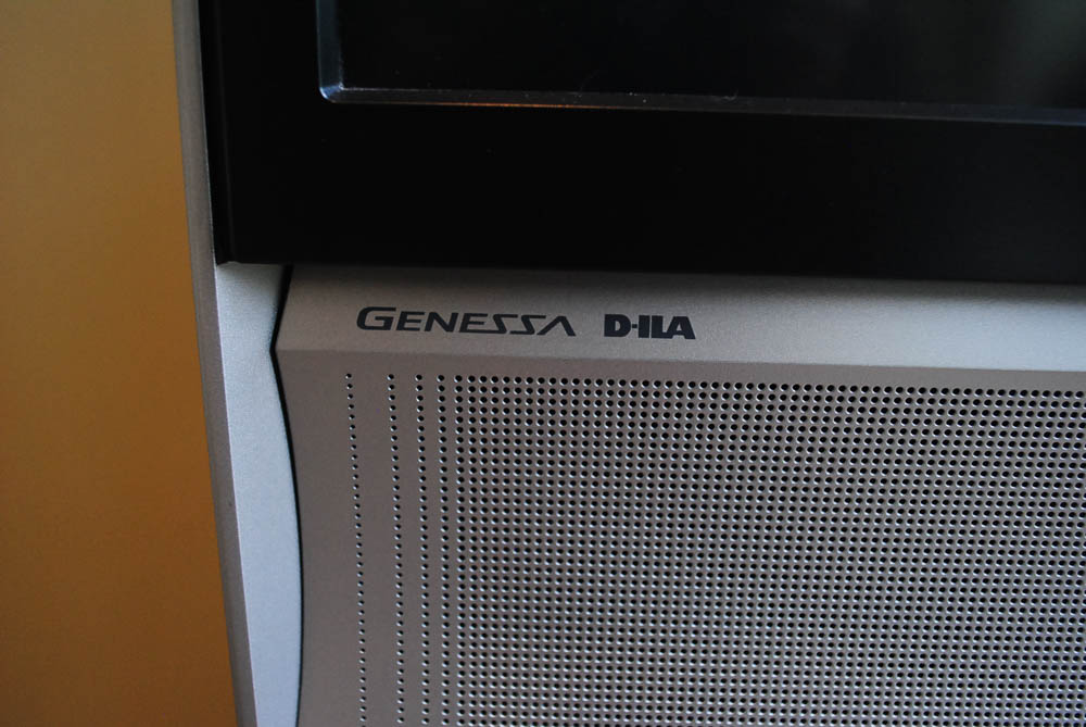 JVC 70" Television and Cabinet