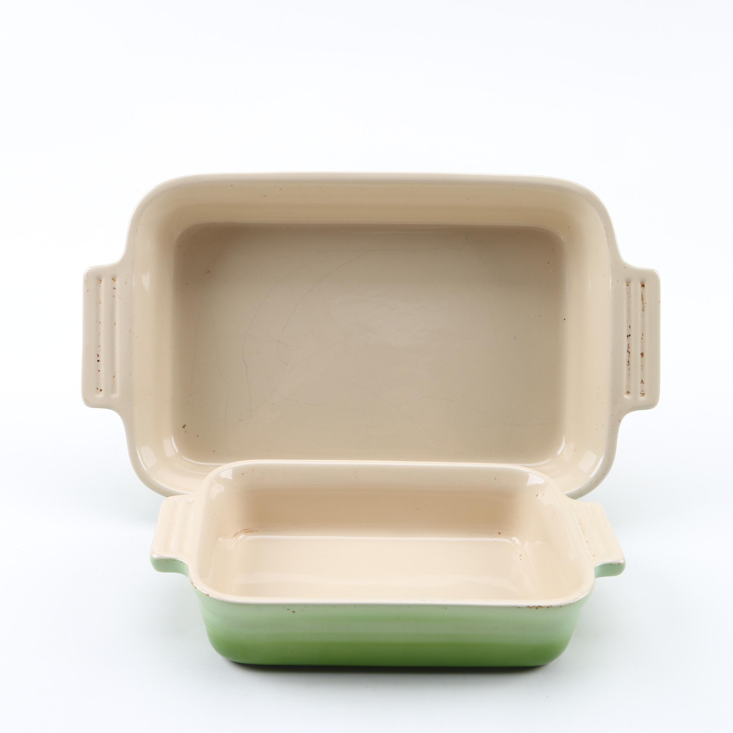 Le Creuset Palm Green Bakeware Roasting Pans