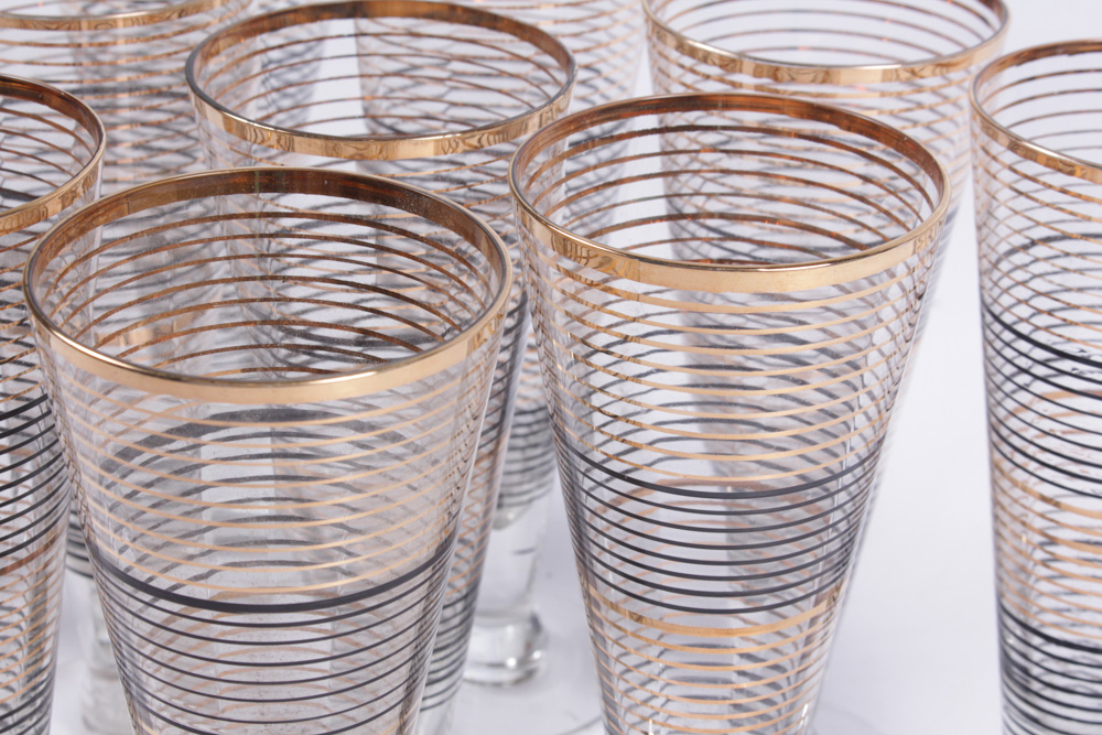 Mid-Century Modern Drinking Glasses
