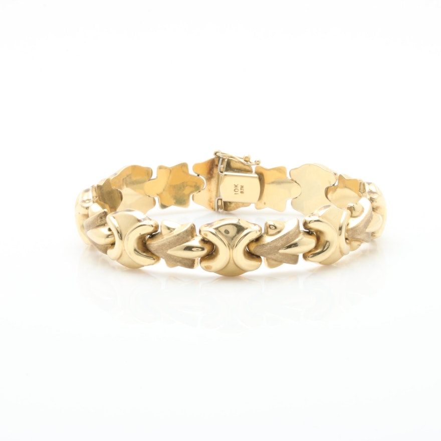 10K Yellow Gold Link Bracelet