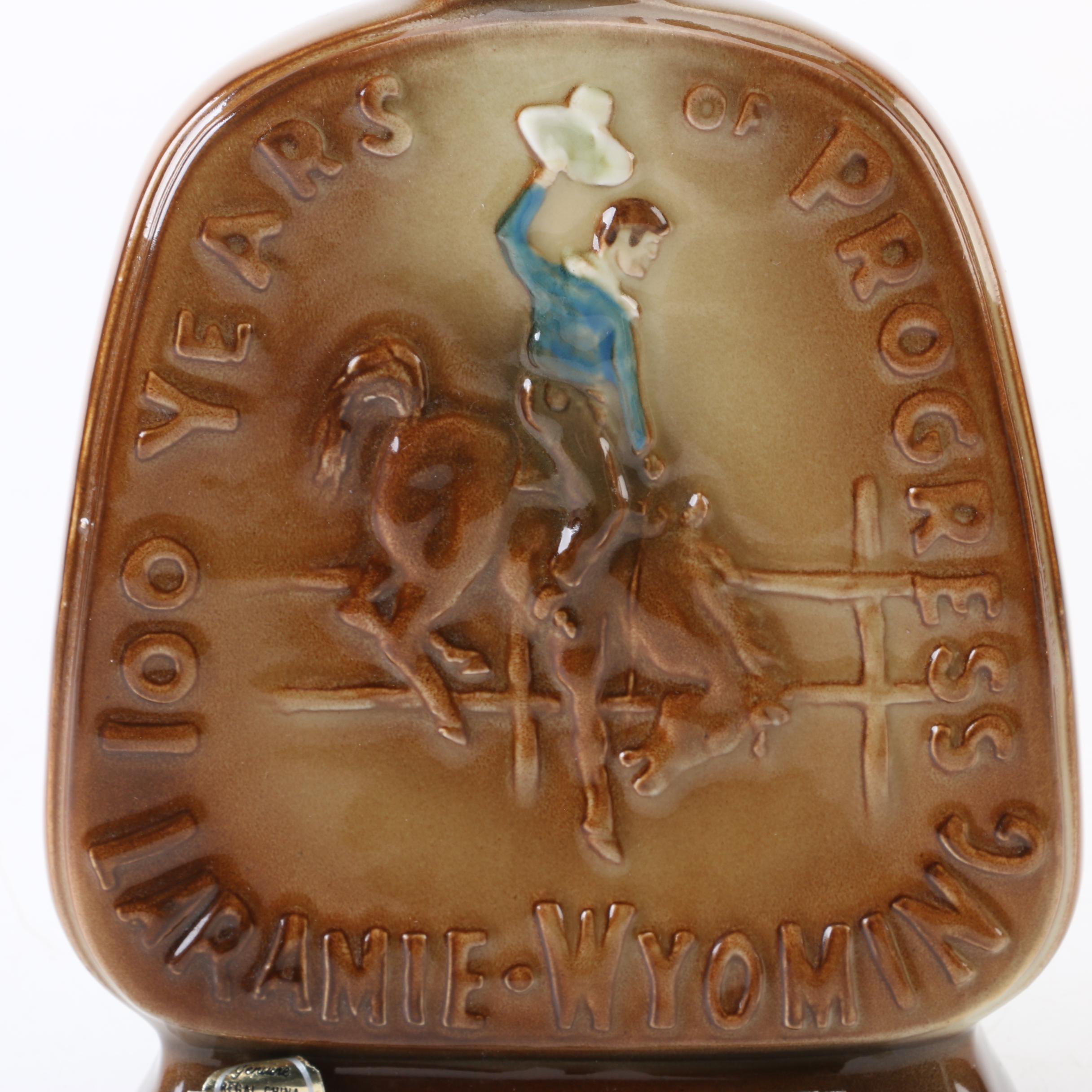 Vintage Western Themed Liquor Decanters From Jim Beam