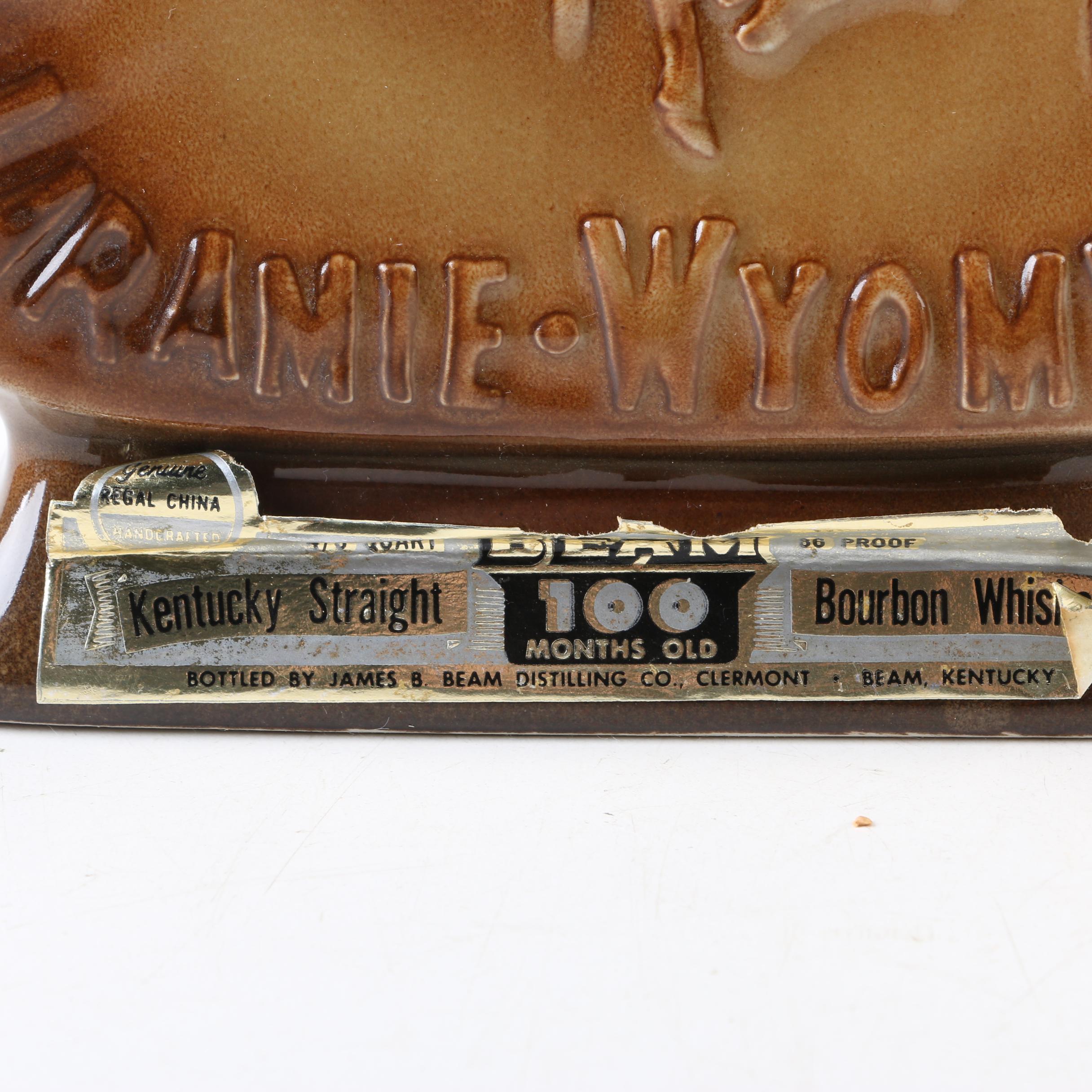 Vintage Western Themed Liquor Decanters From Jim Beam