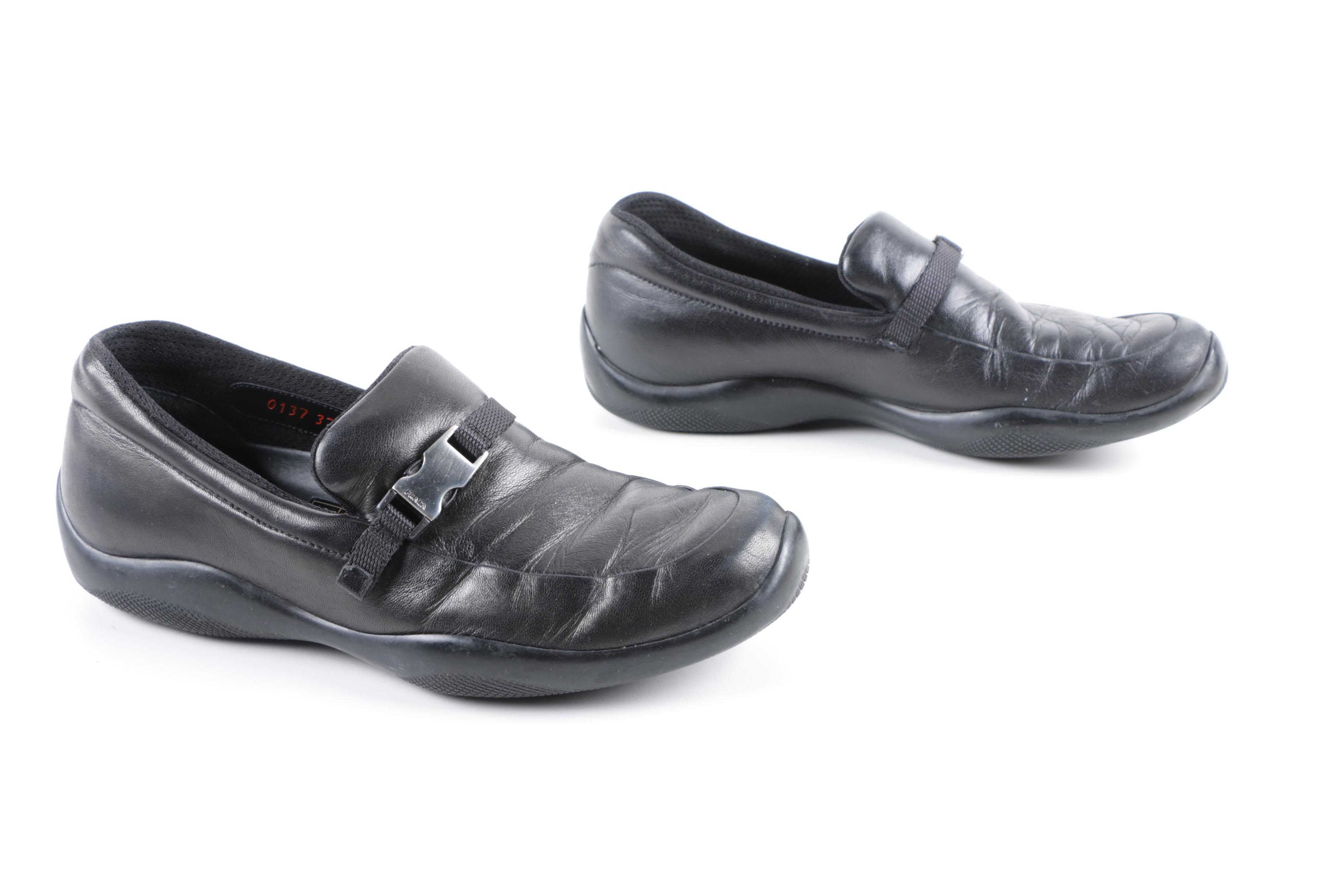 Women's Prada Leather Loafers and Mules