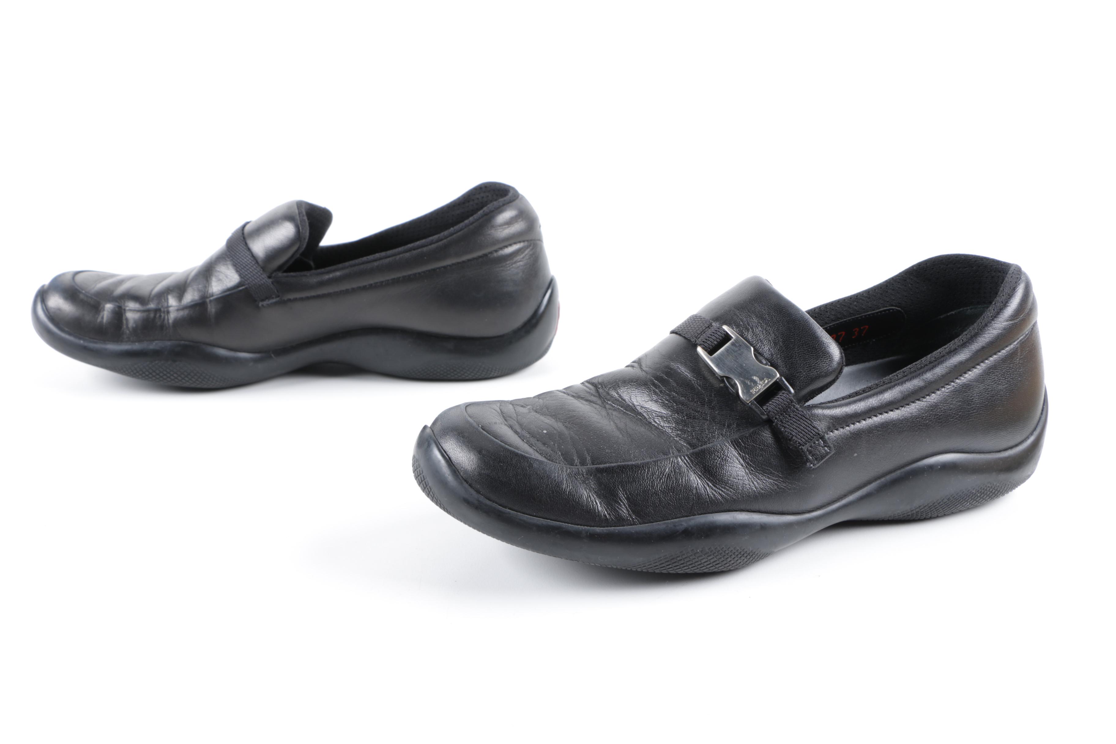 Women's Prada Leather Loafers and Mules
