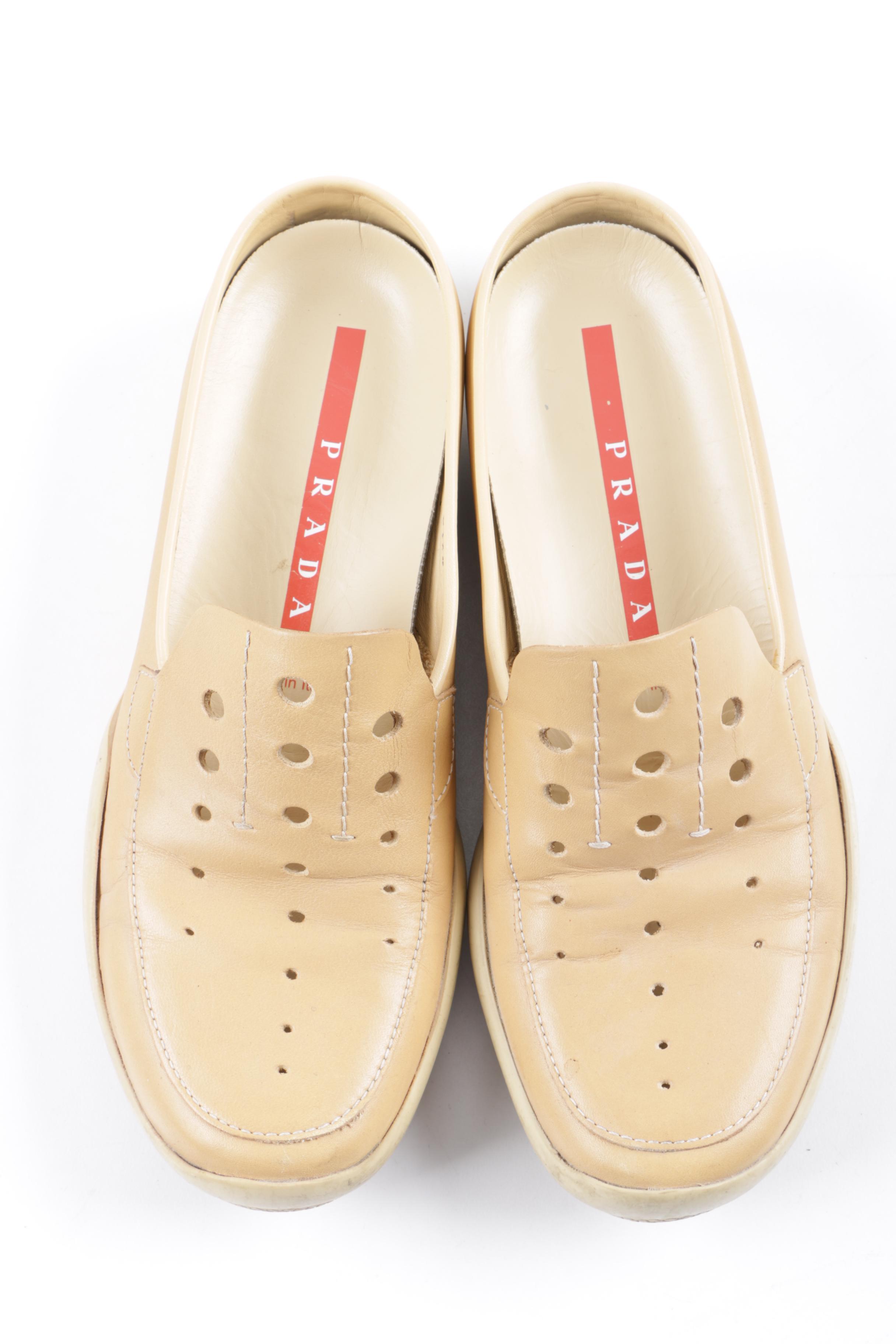 Women's Prada Leather Loafers and Mules